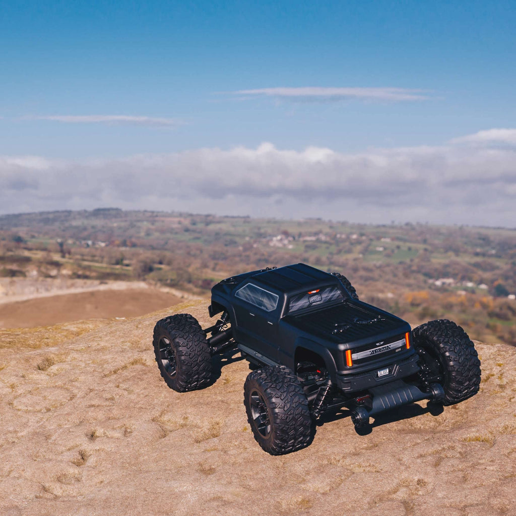 Arrma 4312V3 Big Rock 4X4 3S BLX Brushless 1/10 4WD Monster Truck, Black