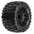 Pro-Line 117010 Trencher 2.8 All Terrain Tire Mounted on Raid Black Wheels
