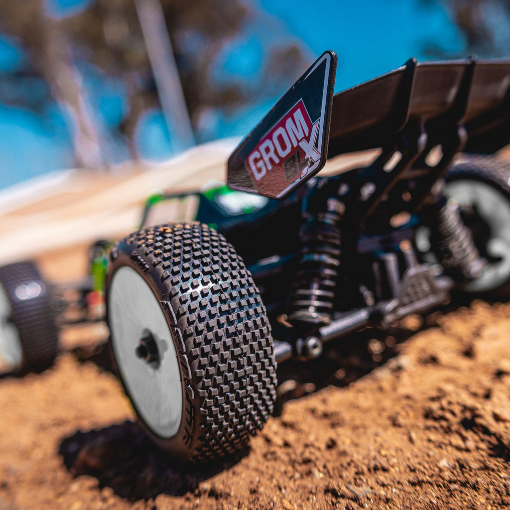 Pro-Line 1031713 Hole Shot 3.0 Buggy Tires MTD Velocity White Wheels for Arrma Typhon Grom