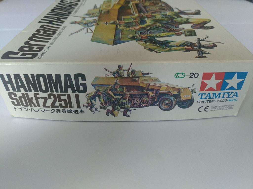 Tamiya 35020 1/35 German Hanomag SdKfz Plastic Model