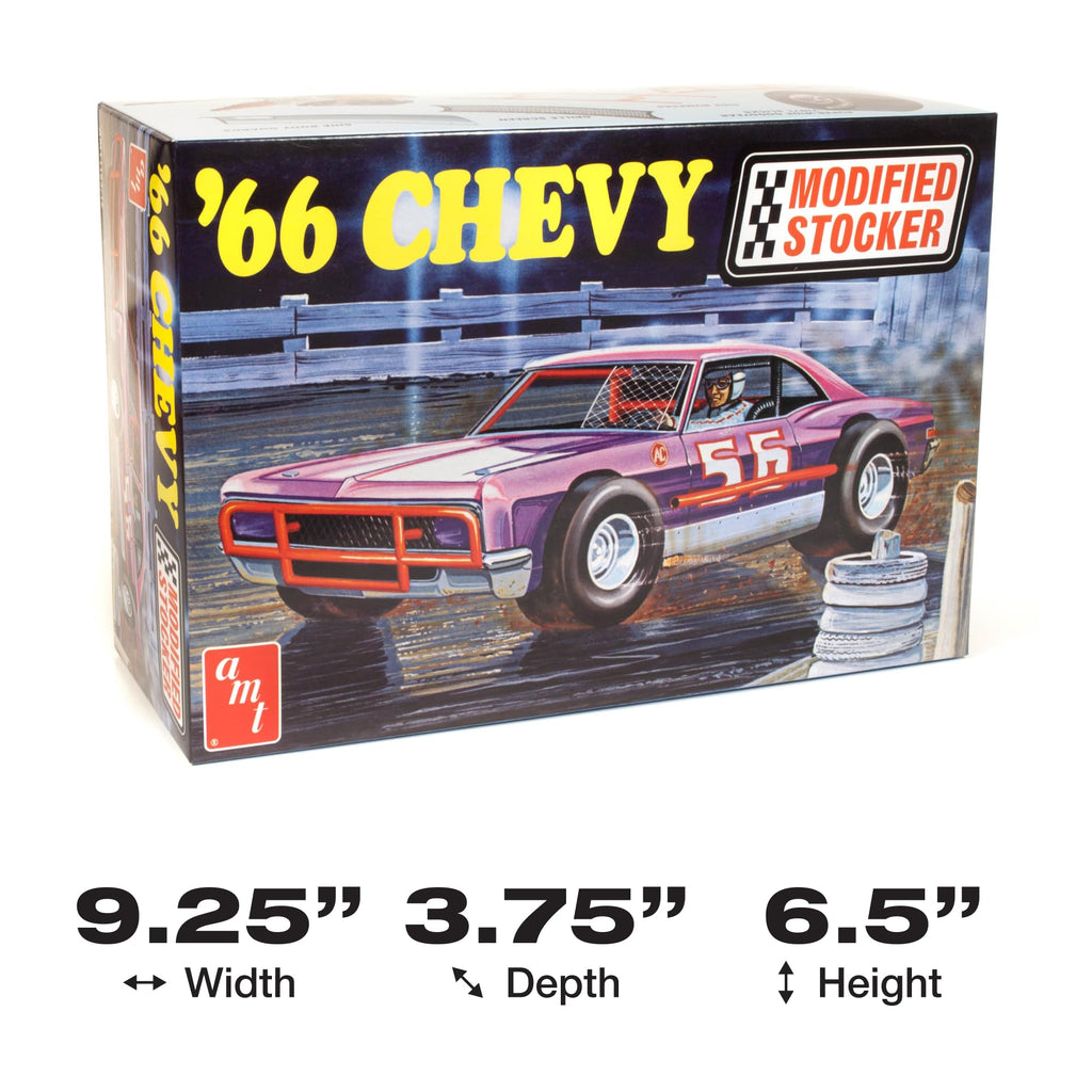 AMT 1183 1/25 1966 Chevy Impala Modified Stocker Model Kit