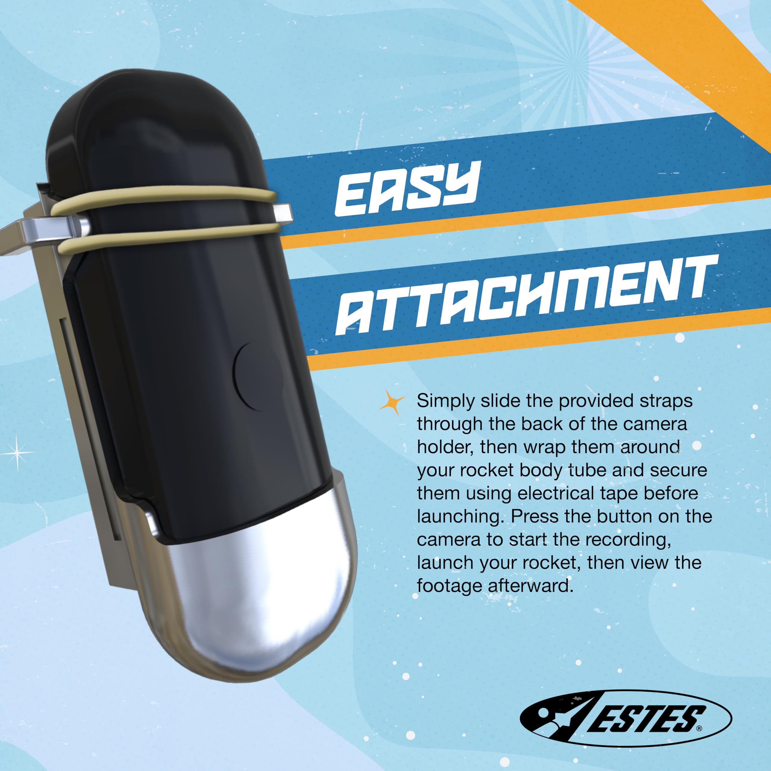 Estes 2208 Universal AstroCam HD Rocket Camera and Holder
