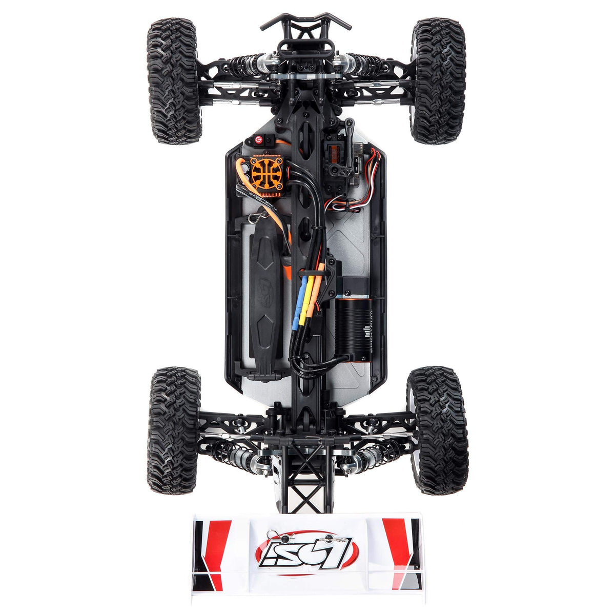 Losi LOS03027T2 Tenacity DB Pro, Fox Racing Smart: 1/10 4WD RTR