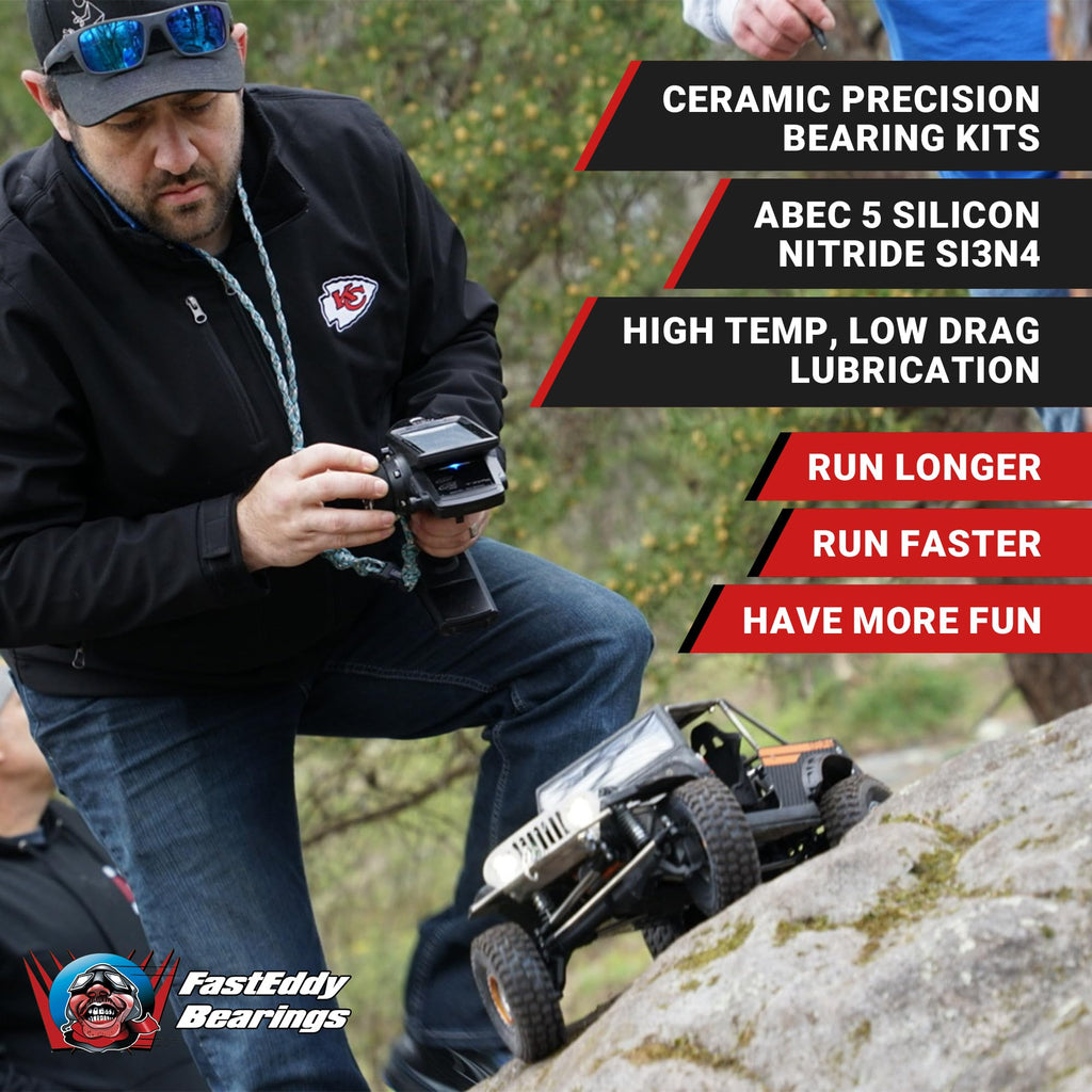 Fast Eddy TFE7261 Ceramic Sealed Bearing Kit: Arrma TLR Tuned Typhon