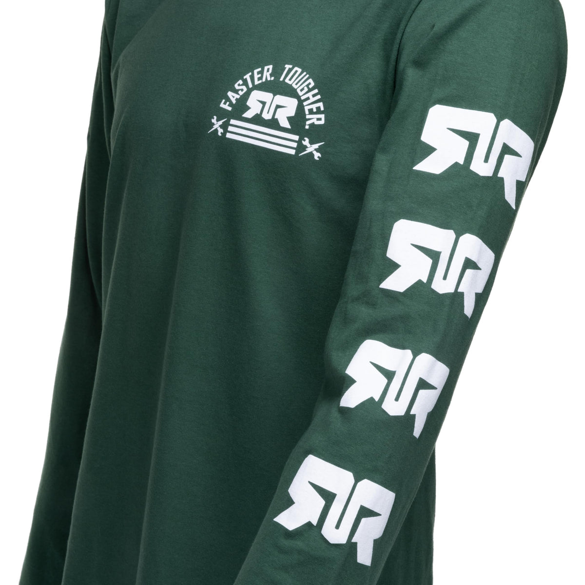 Arrma ARAZ0030S ARRMA Faster. Tougher. Longsleeve Green, Small