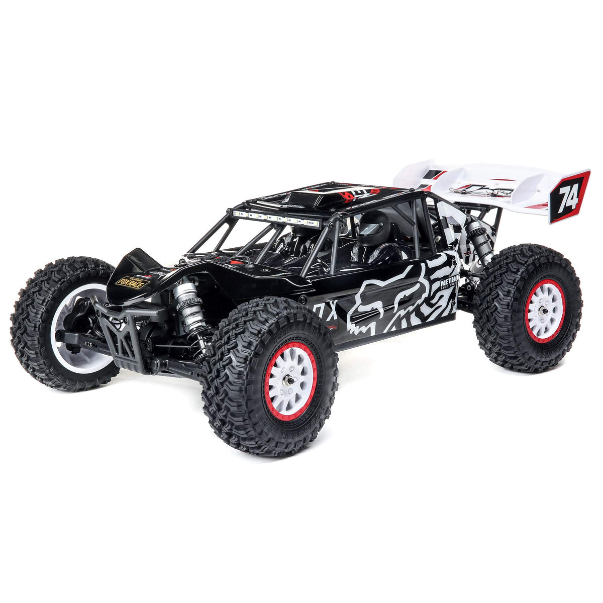 Losi LOS03027T2 Tenacity DB Pro, Fox Racing Smart: 1/10 4WD RTR