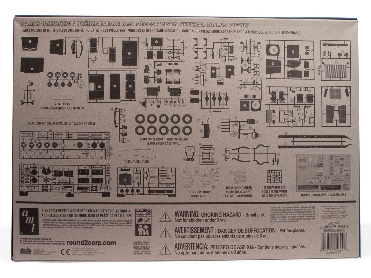 AMT 1339 Alaskan Hauler Kenworth Tractor Model Kit