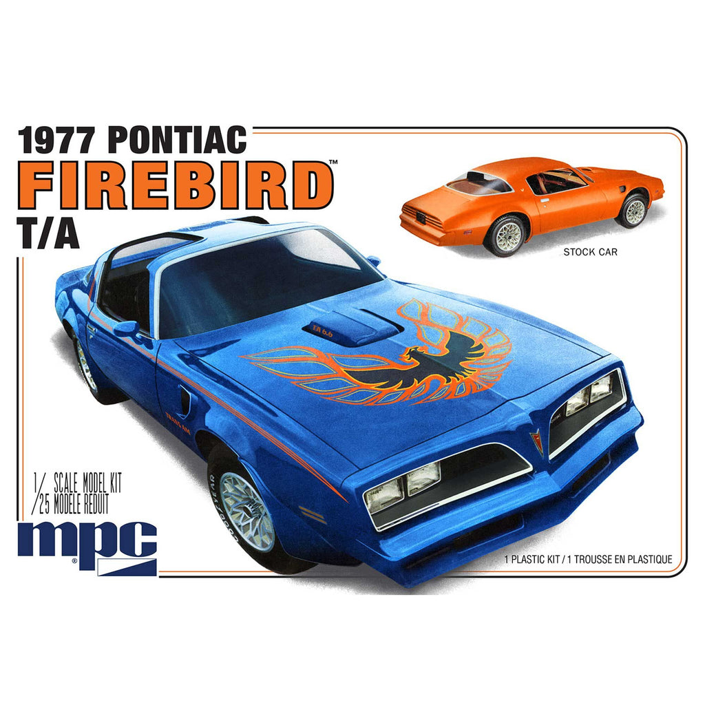 MPC 916M 1/25 1977 Pontiac Firebird T-Top Model Kit Skill 2