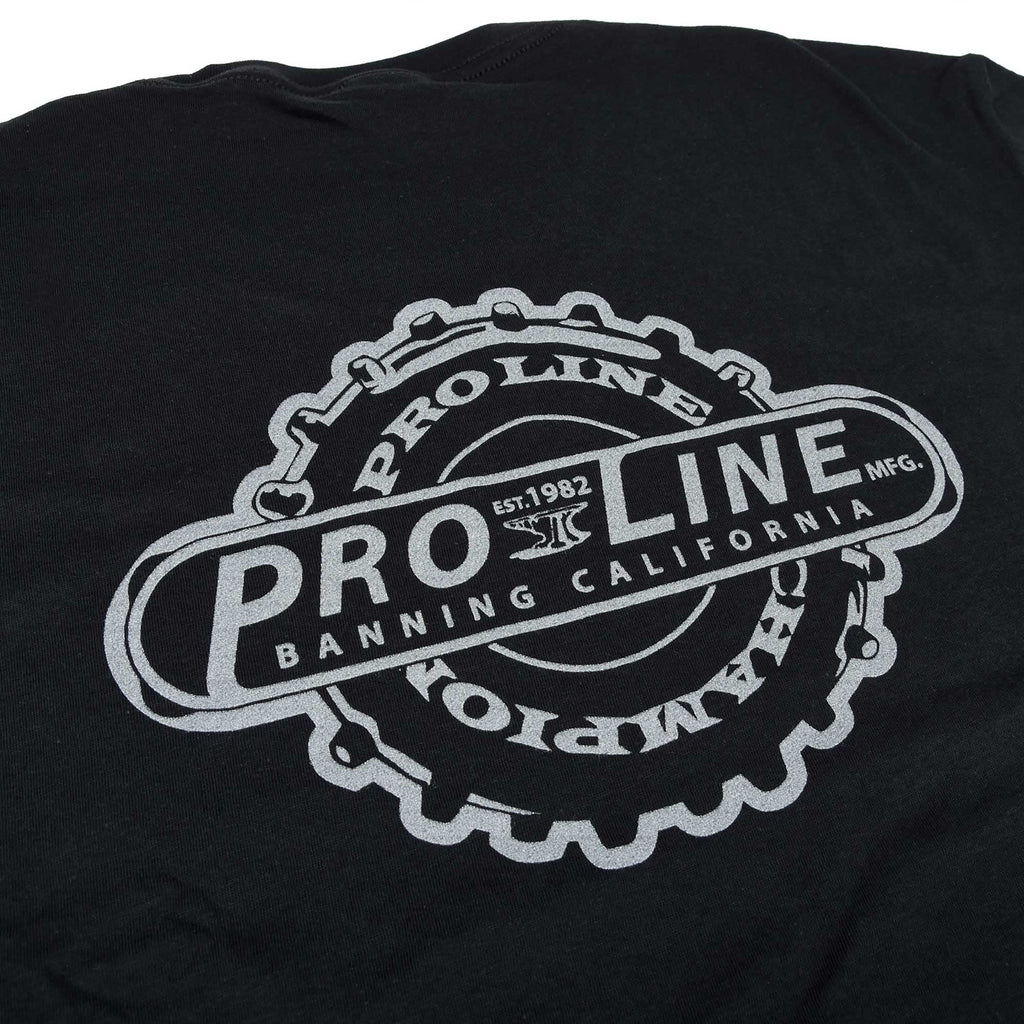 Pro-Line 985501 Pro-Line Manufactured Black TShirt Small
