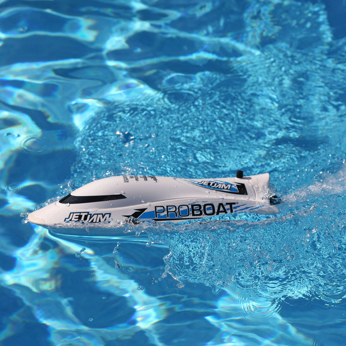 Pro Boat PRB08031T2 Jet Jam 12-inch Pool Racer, White: RTR