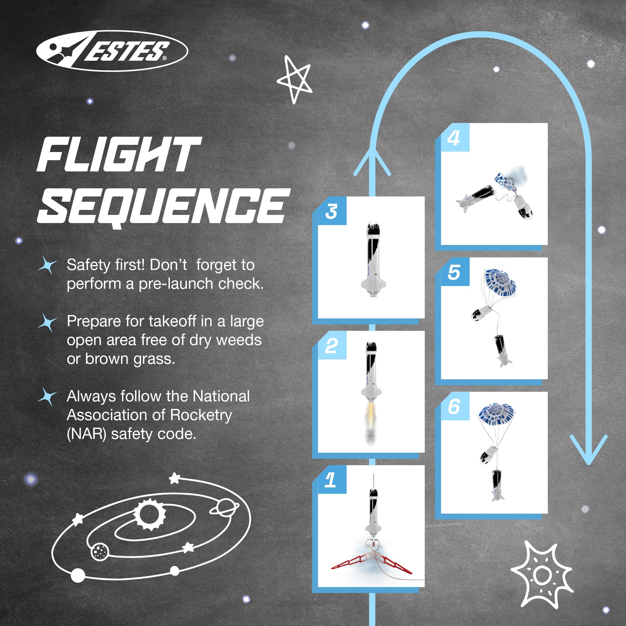 Estes 7315 Blue Origin New Shepard Builder Kit