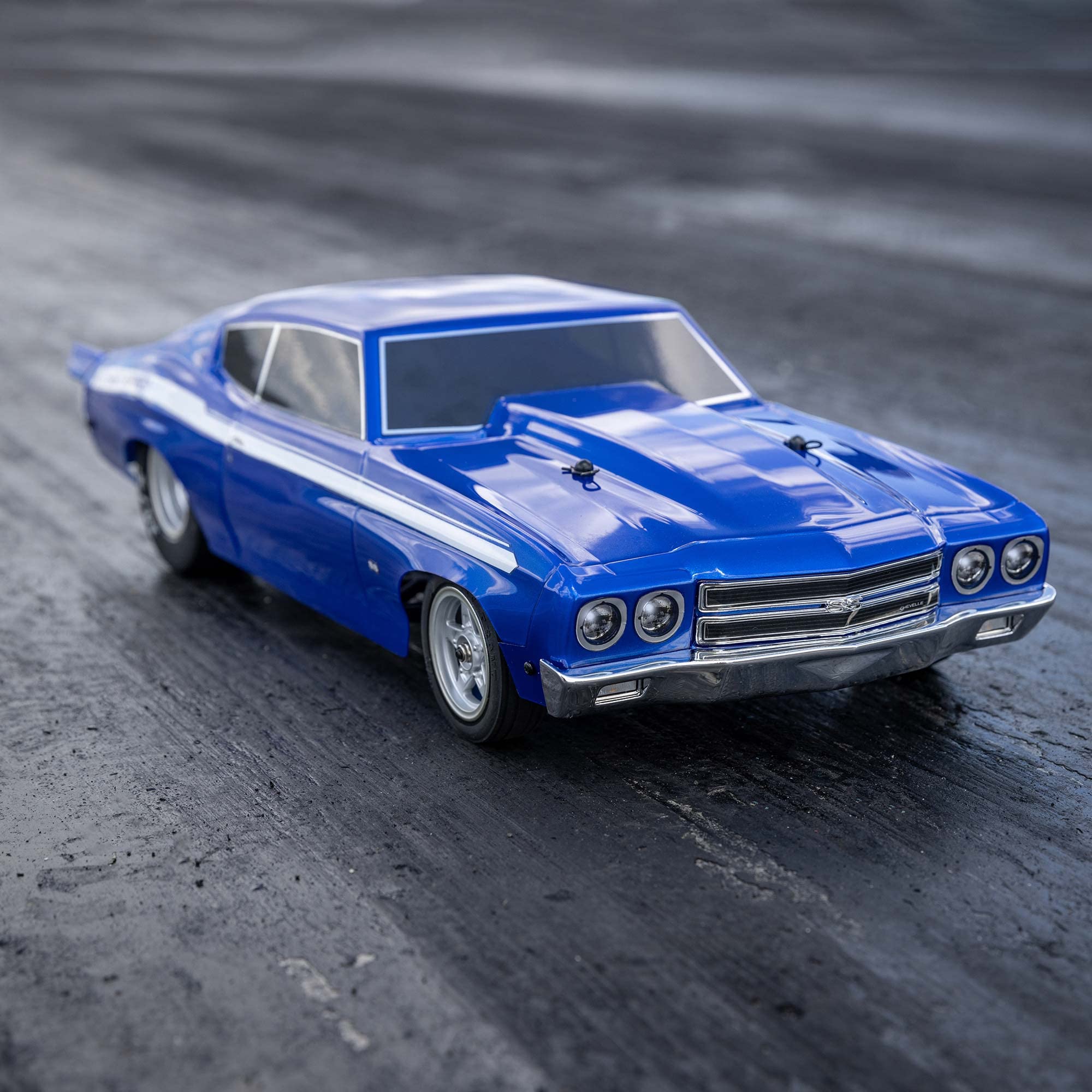 Losi LOS01023T1 1970 Chevelle 2WD Mini No Prep Drag Car Blue