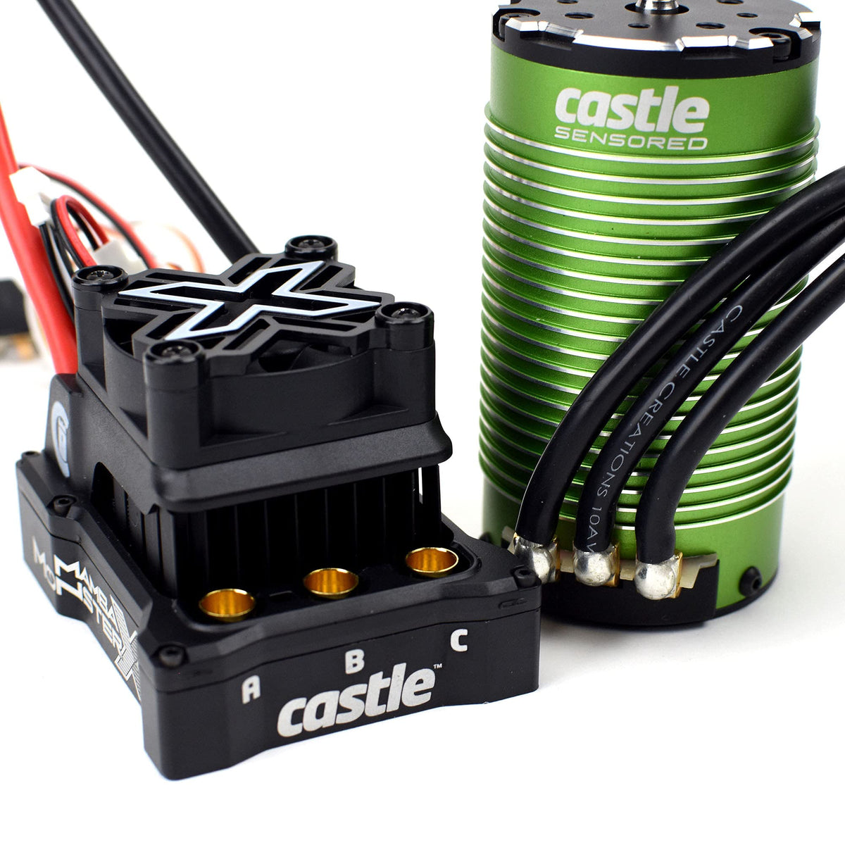 Castle Creations 010-0165-03 1/6 Mamba Monster X 8S ESC/Motor Combo 1717-1260KV