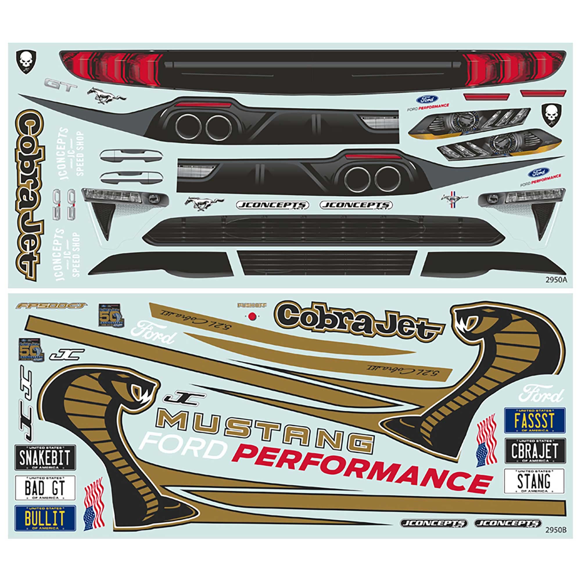 J-Concepts 442 2018 Ford Mustang Cobra Jet Bod