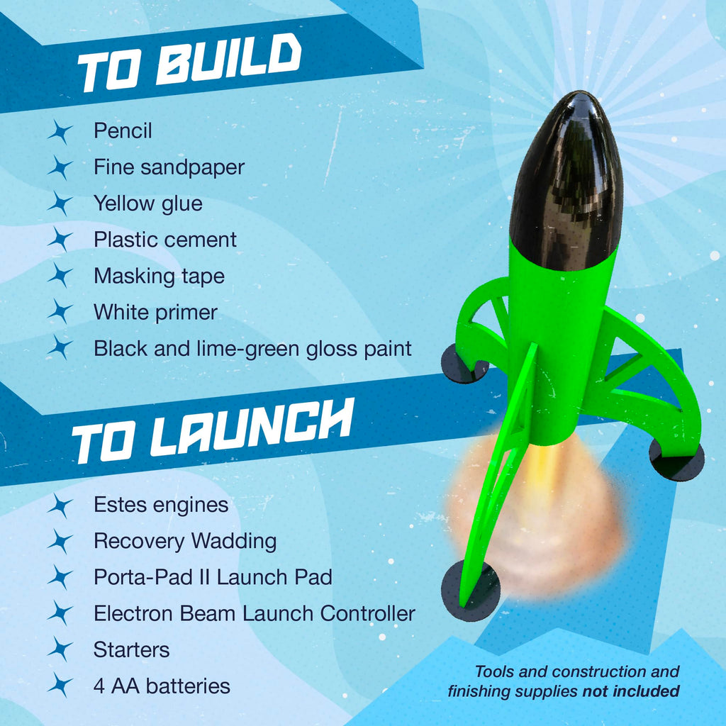 Estes 0816 Luna Bug Model Rocket Launch Set, Intermediate