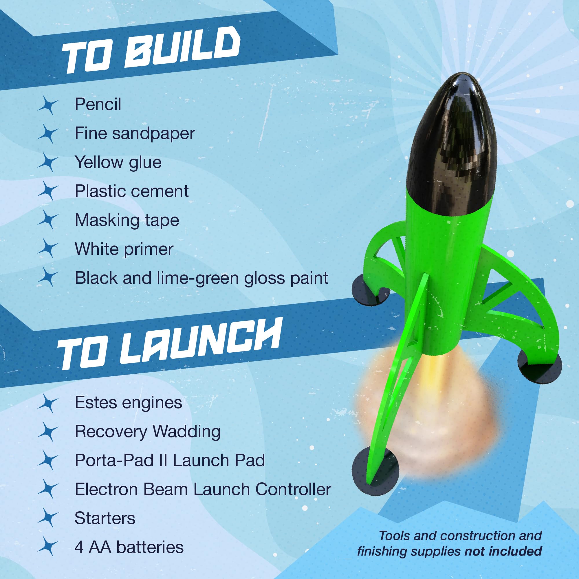 Estes 0816 Luna Bug Model Rocket Launch Set, Intermediate