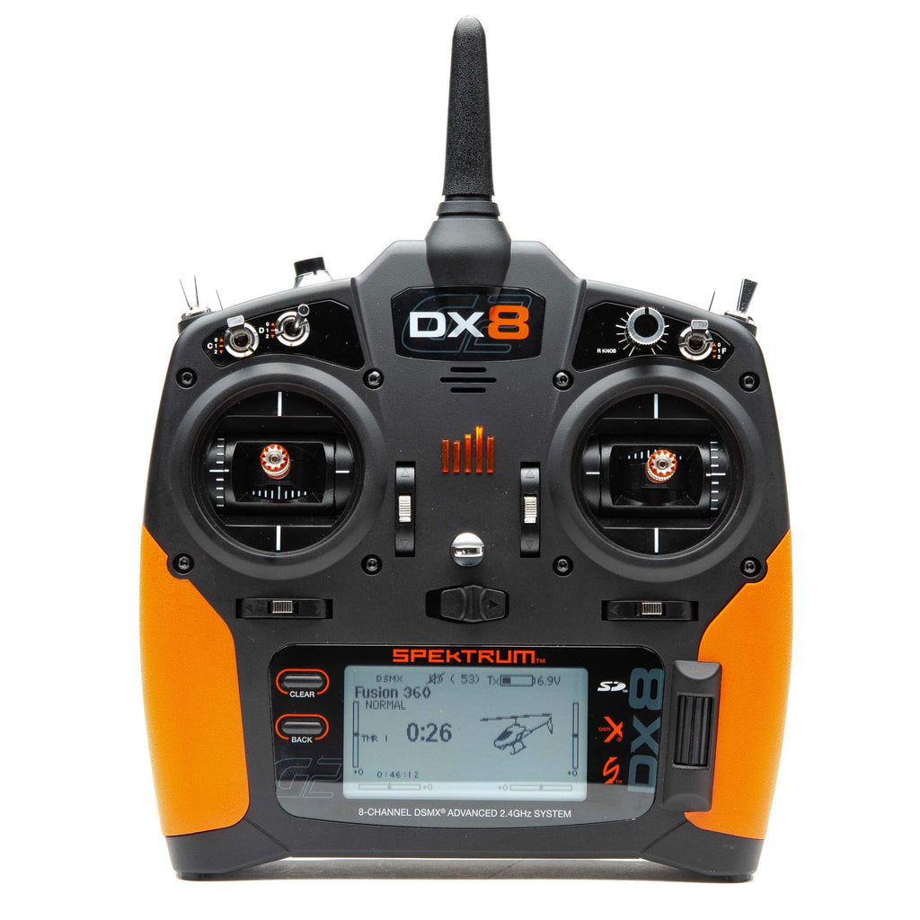 Spektrum SPMA9609 Orange Grip Set w/ Tape: DX6G2/3 DX8G2