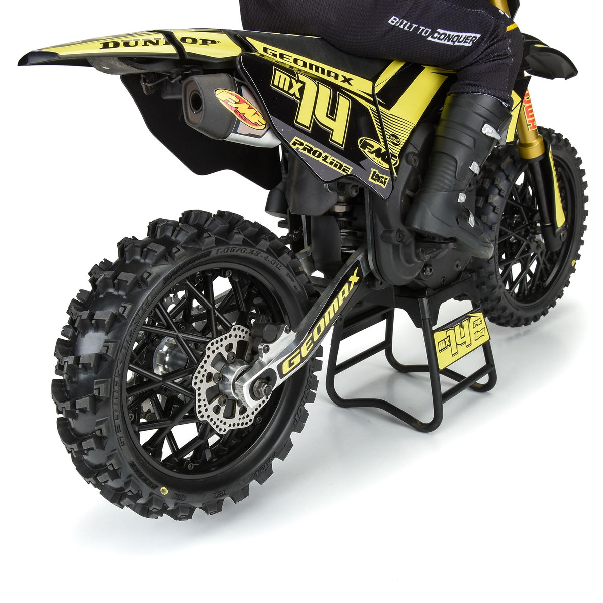 Pro-Line 1024710 Dunlop Geomax MX14 V2 Bead CR4 Rear Tire MTD Bullyspoke Black: Promoto-MX
