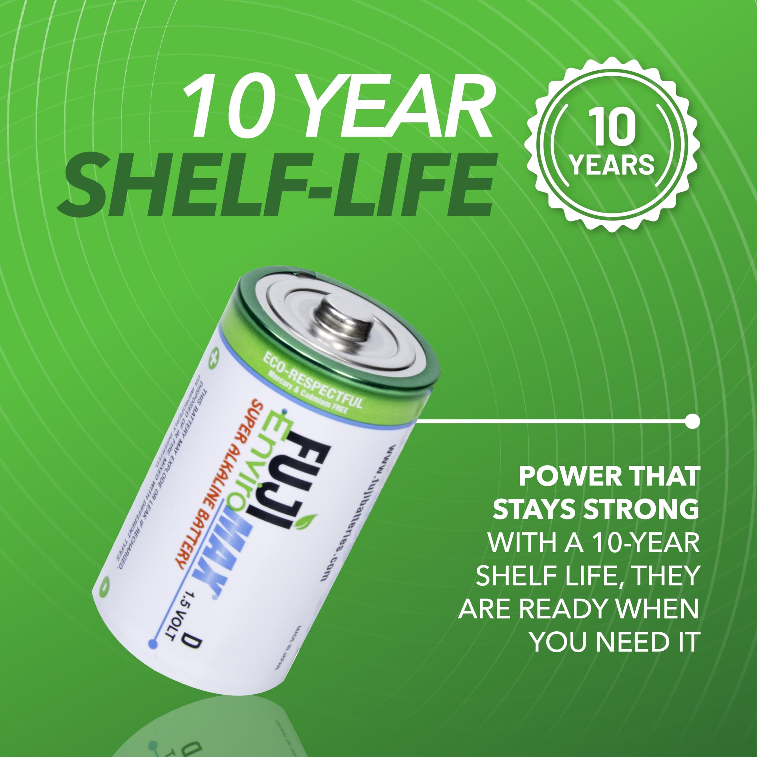 Fuji 4100BP2 D Alkaline Battery (2)
