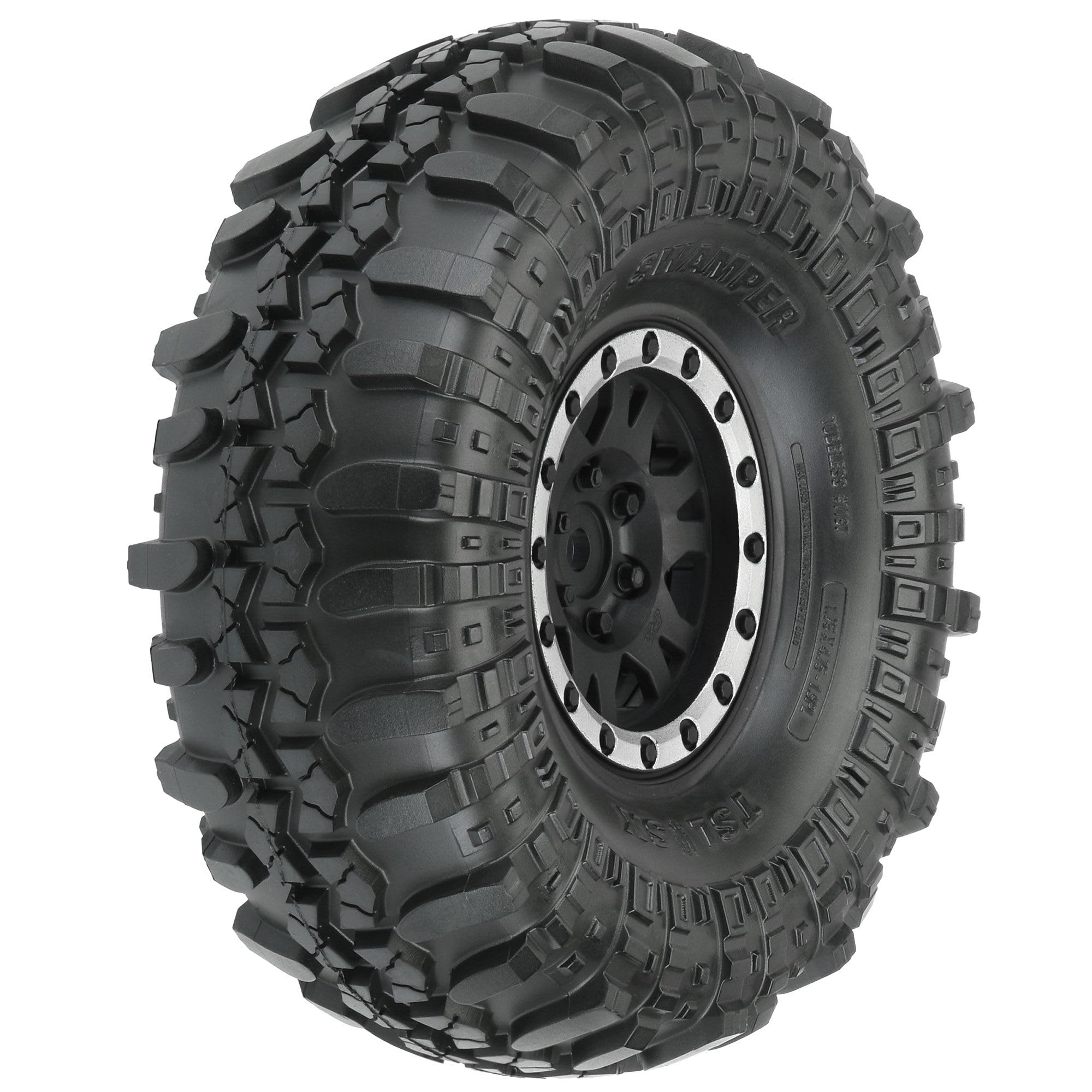 Pro-Line 119713 Interco Swamper XL 1.9 G8 Impulse Wheels, Black/Silver, F/R (2)