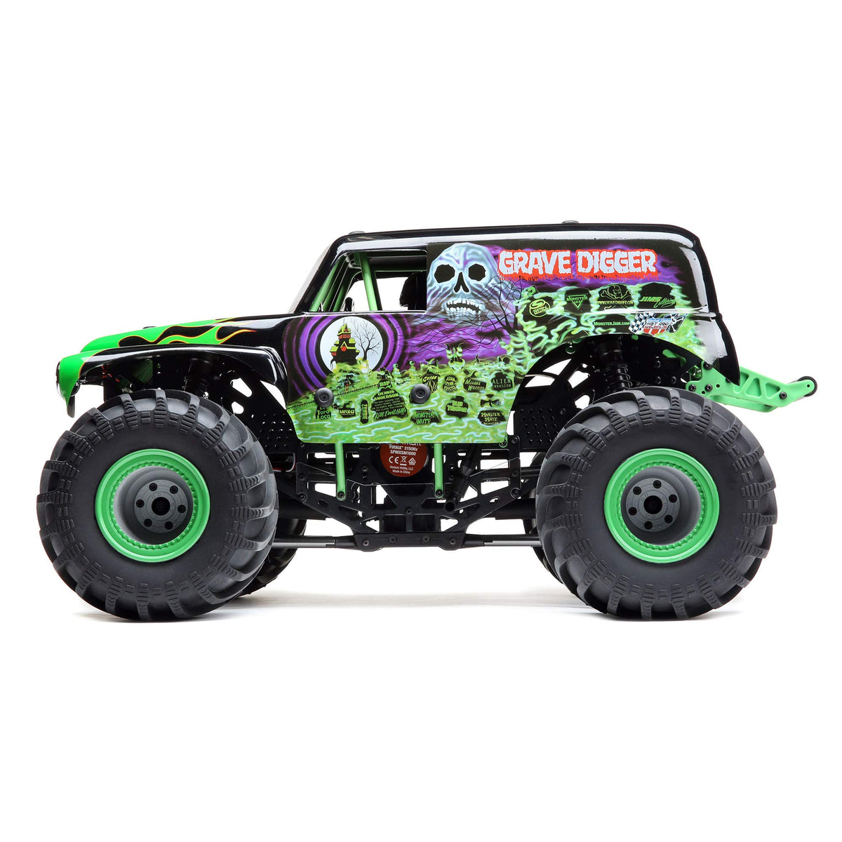 Losi LOS04021T1 LMT:4wd Solid Axle Monster Truck, Grave Digger:RTR