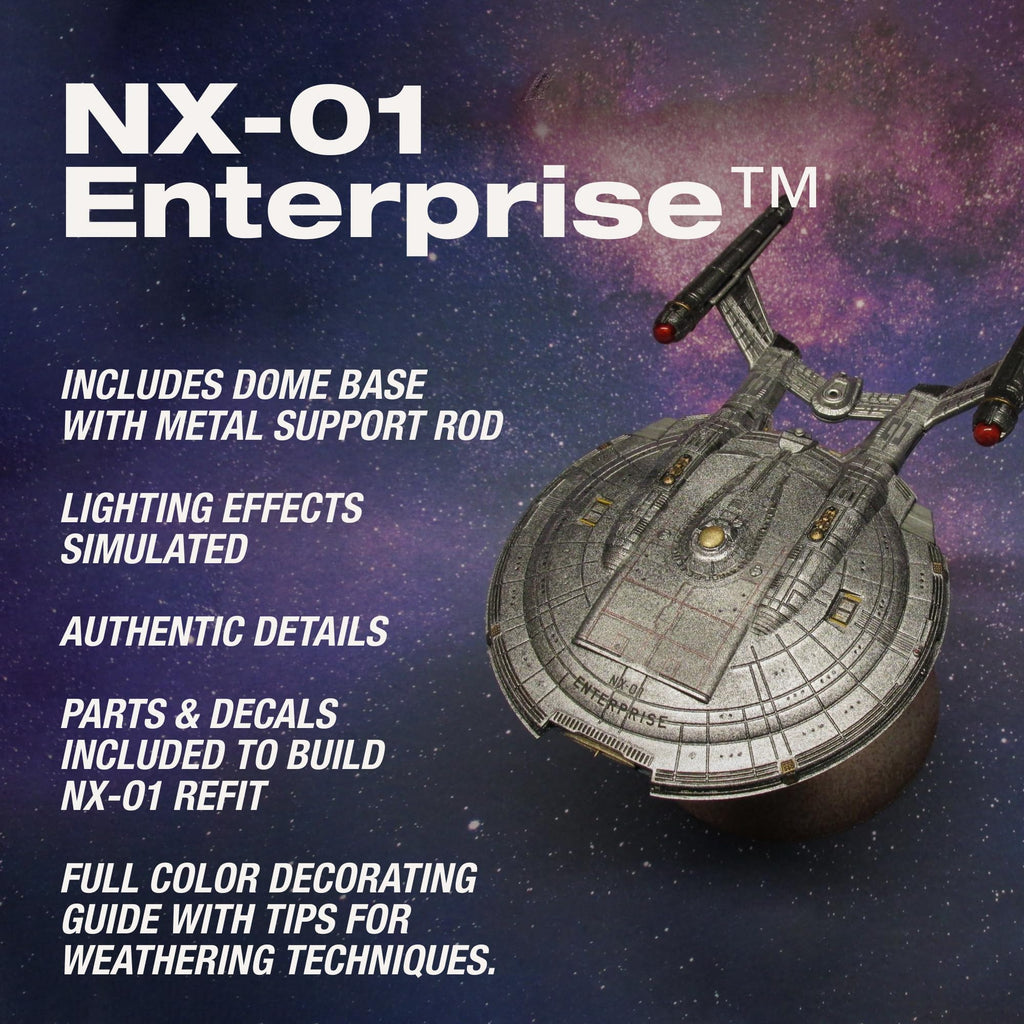 Polar Lights 966M 1/1000StarTrek NX01 Enterprise Snap Model Kit