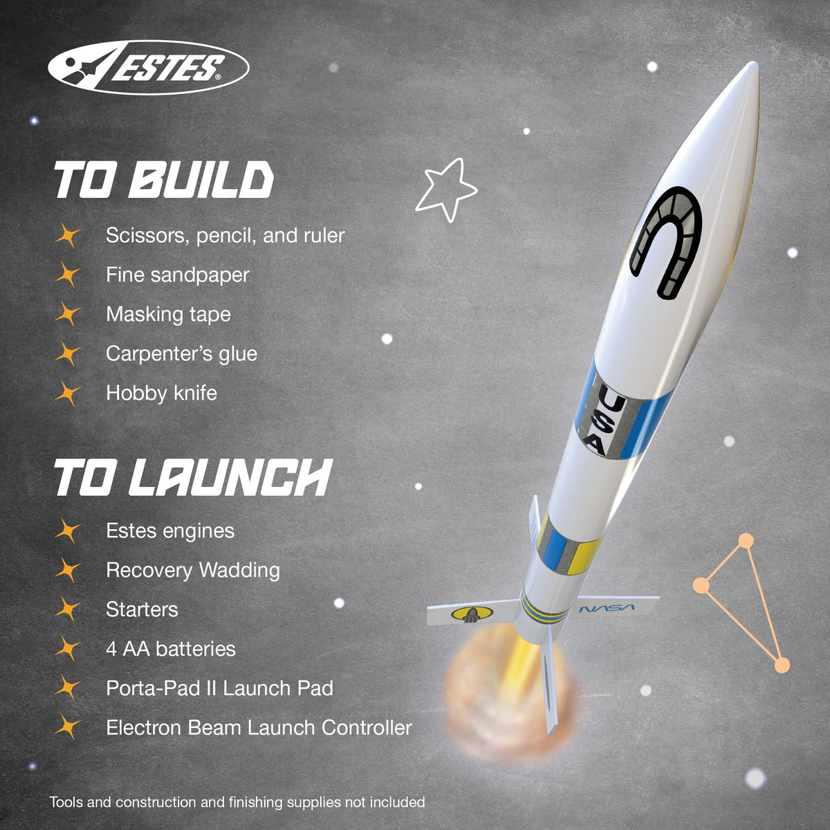 Estes 2008 Generic E2X Easy to Assemble Rocket
