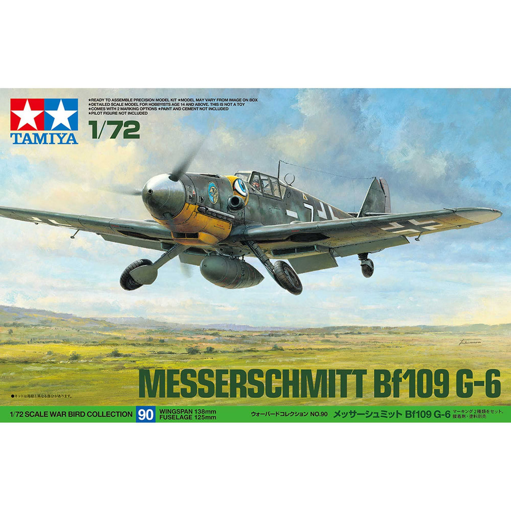 Tamiya 60790 1/72 Messerschmitt Bf109 G-6