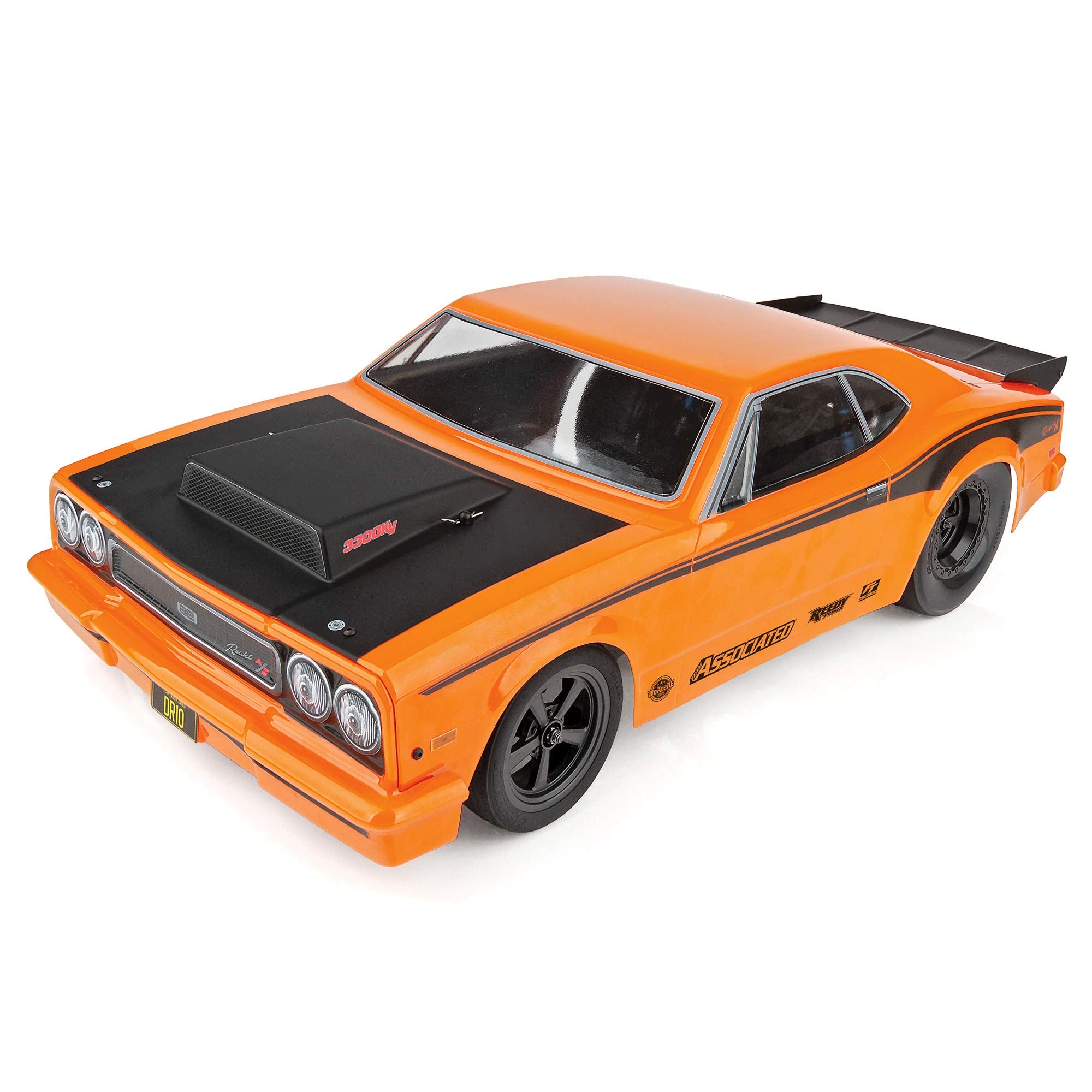 Team Associated 70025C3 DR10 Drag Race CarRTR,3SLiPo,or