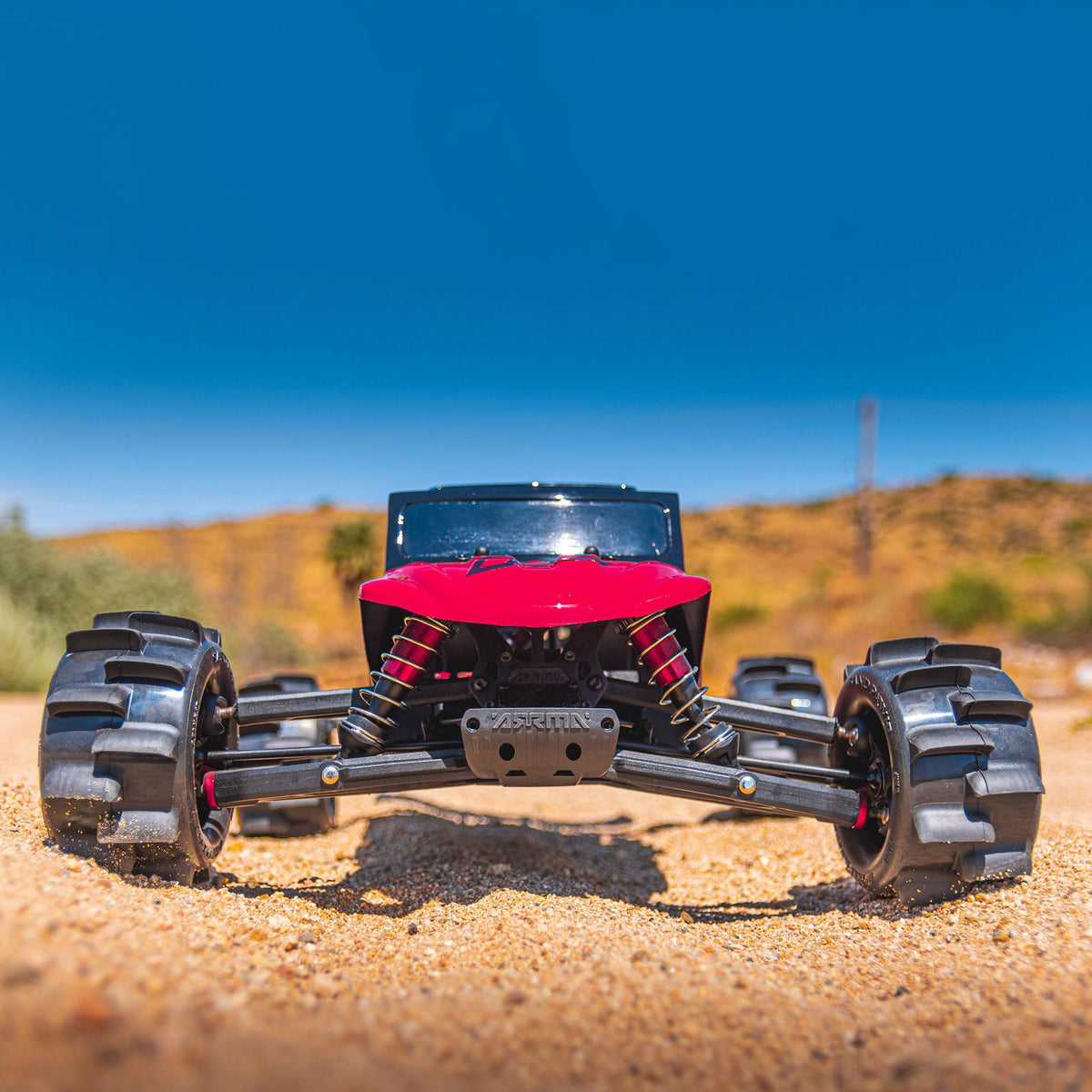 Pro-Line 1024910 Sand Paw HP BELTED 2.8" Sand Truck Tires Mounted on Raid Black 6x30 Removable Hex (12mm & 14mm) Wheels (2)