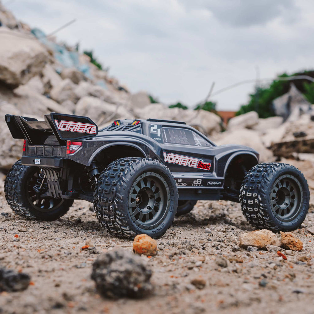 ARRMA RC Truck 1/10 VORTEKS 4X2 Boost MEGA 550 Brushed Stadium Truck RTR