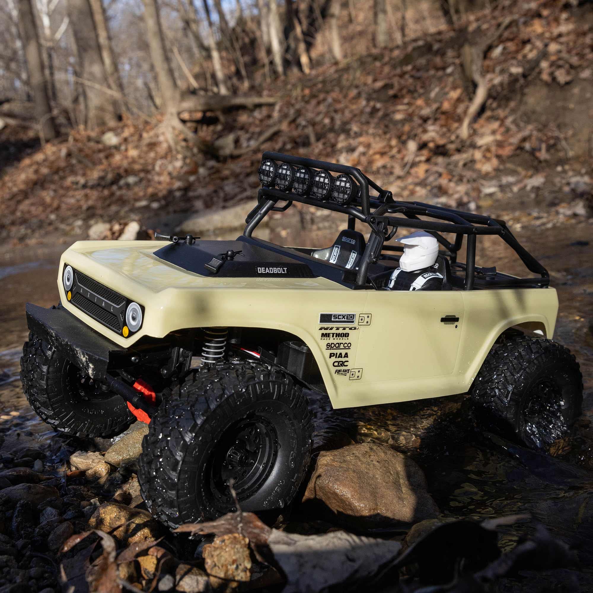 Axial RC Truck 1/10 SCX10 II Deadbolt 4WD Brushed RTR