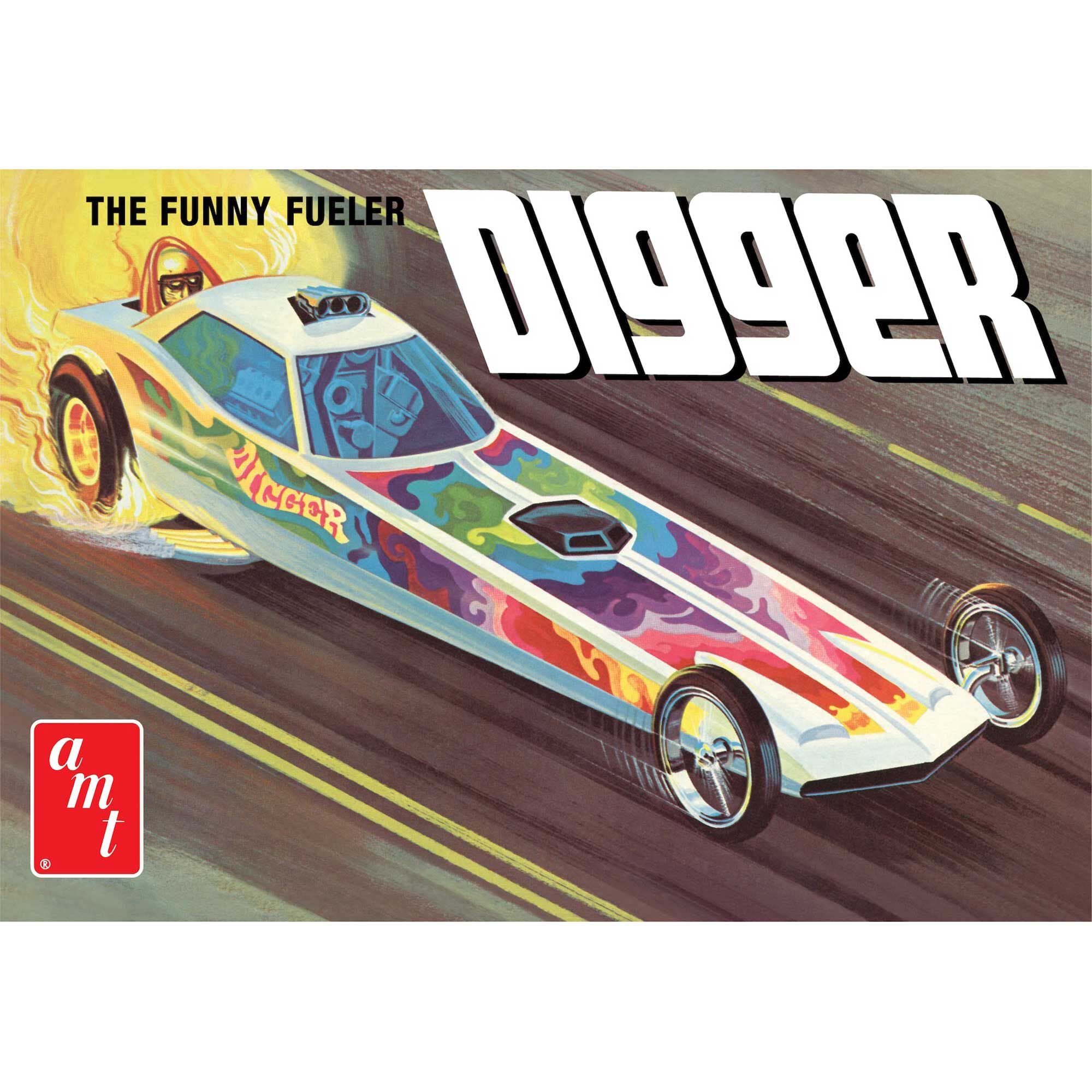 AMT 1154 1/25 Digger Dragster, Fooler Fueler Model Kit