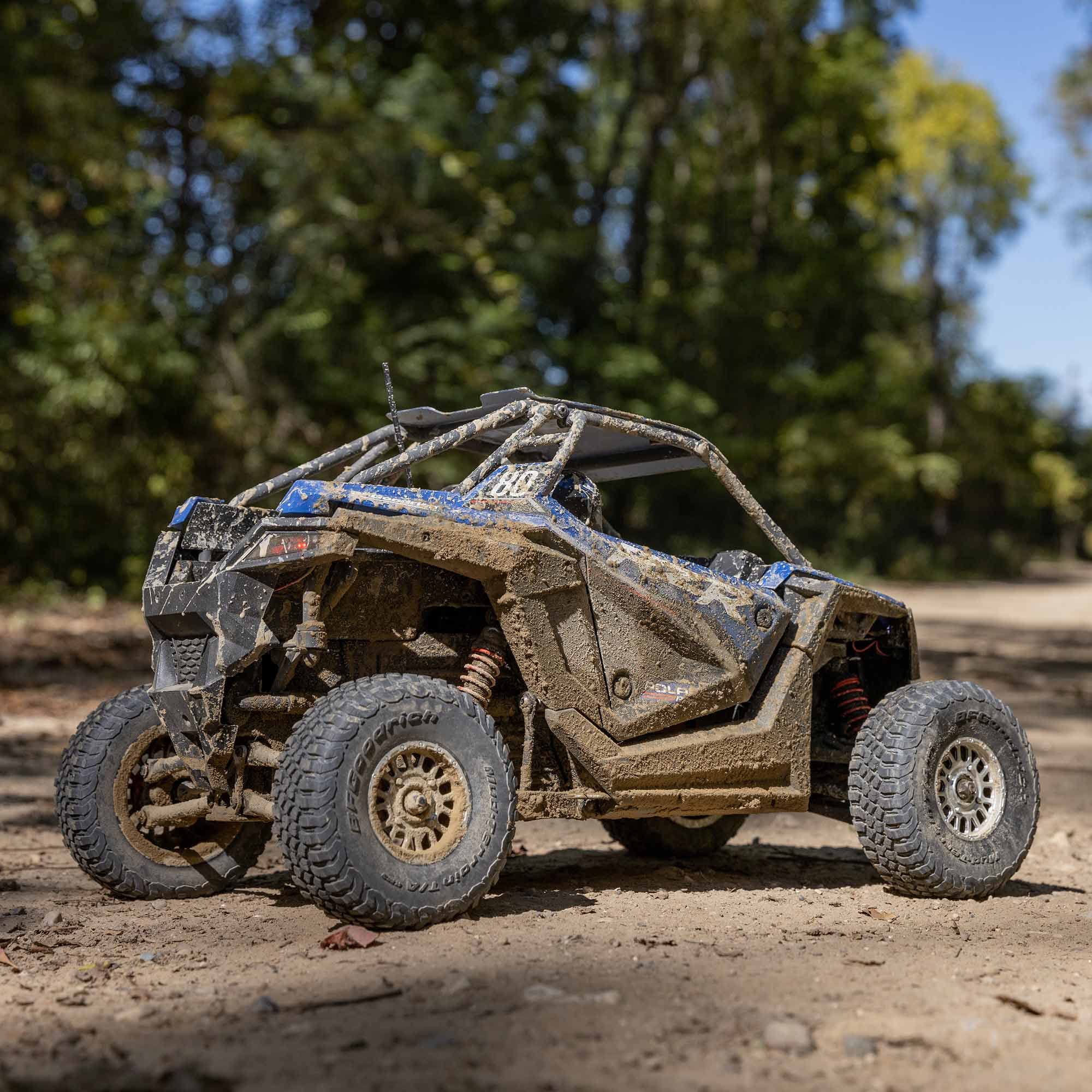 Losi LOS03029T1 RZR Rey 1/10 4WD Brushless RTR, Polaris Blue