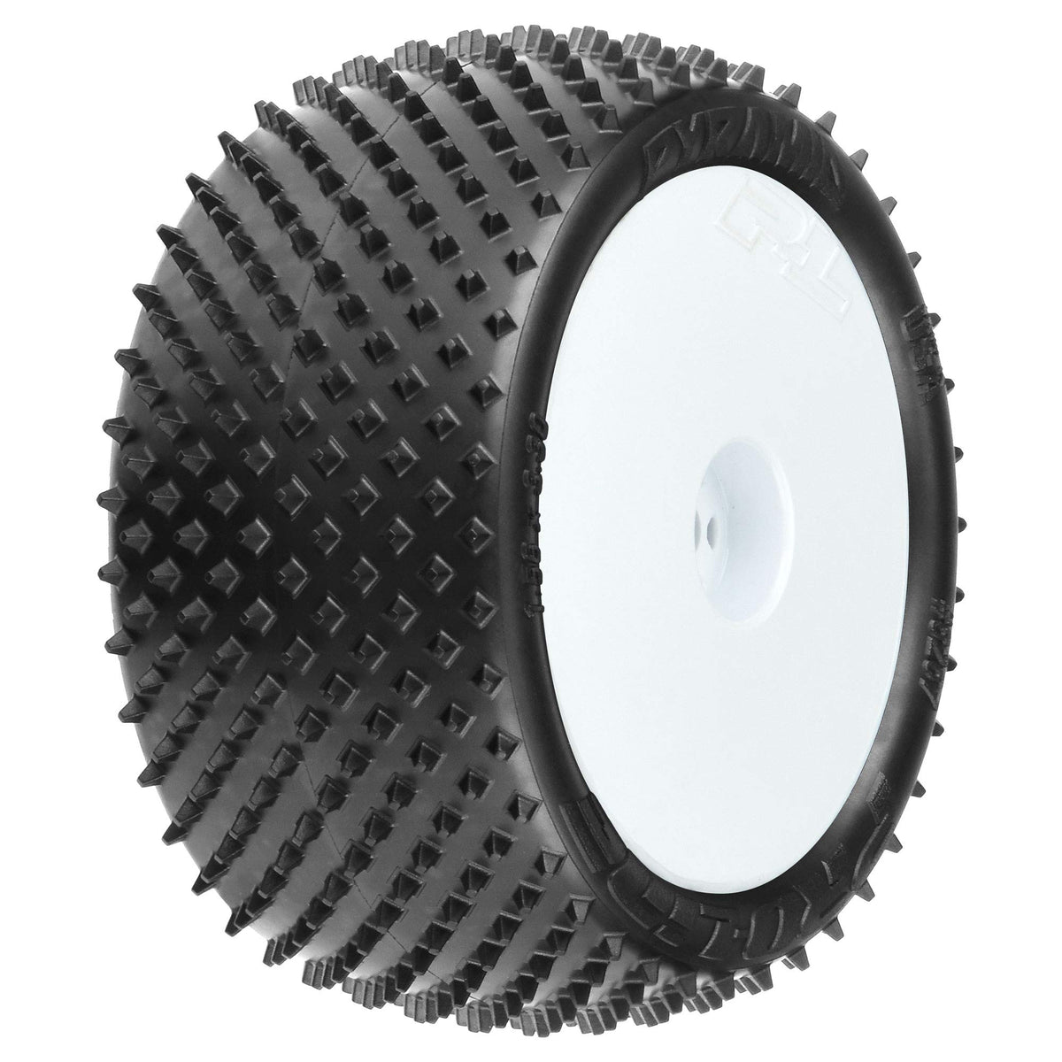 Pro-Line 826713 Pyramid 2.2" Z3 Mounted White Wheels 1:10 Buggy Rear
