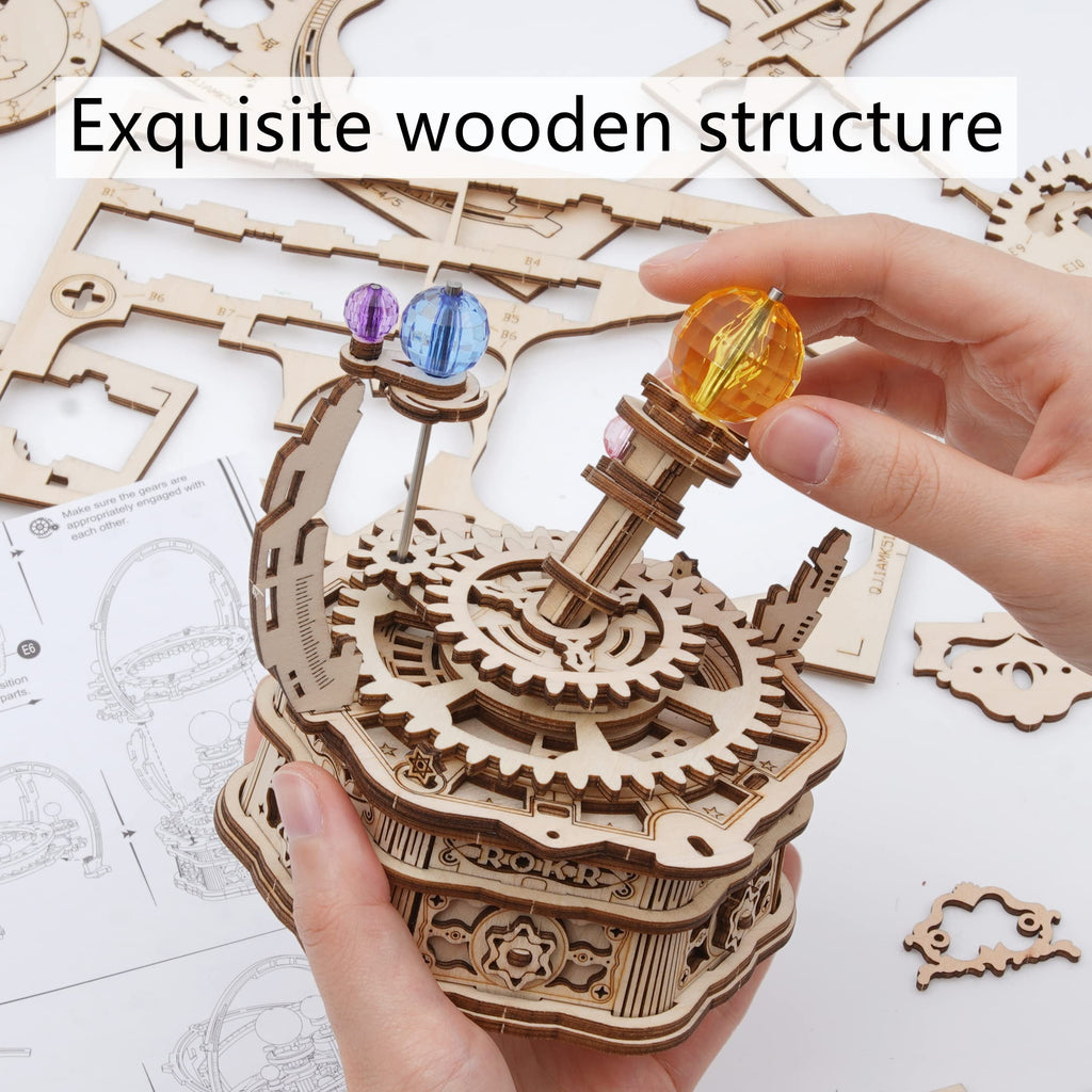 Robotime AMK51 Mechanical Music Box; Starry Night
