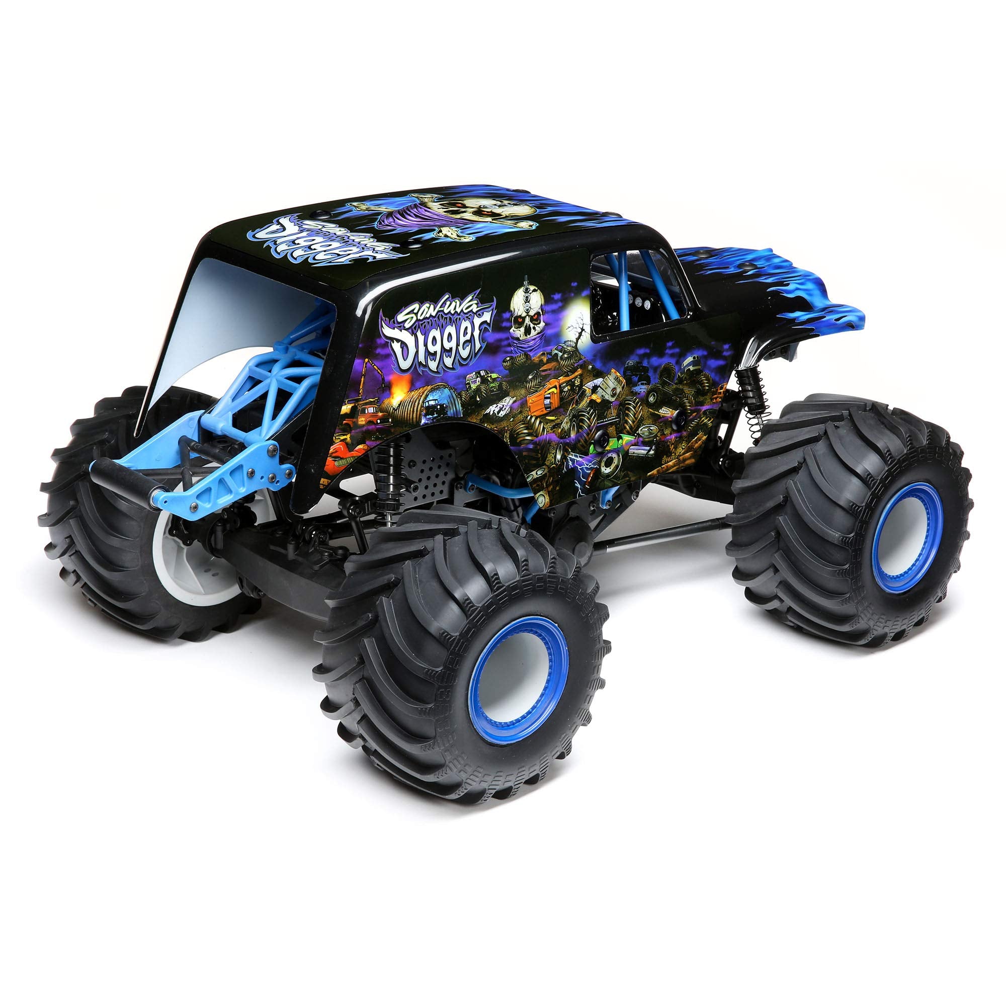 Losi LOS04021T2 LMT:4wd Solid Axle Monster Truck, SonUvaDigger:RTR