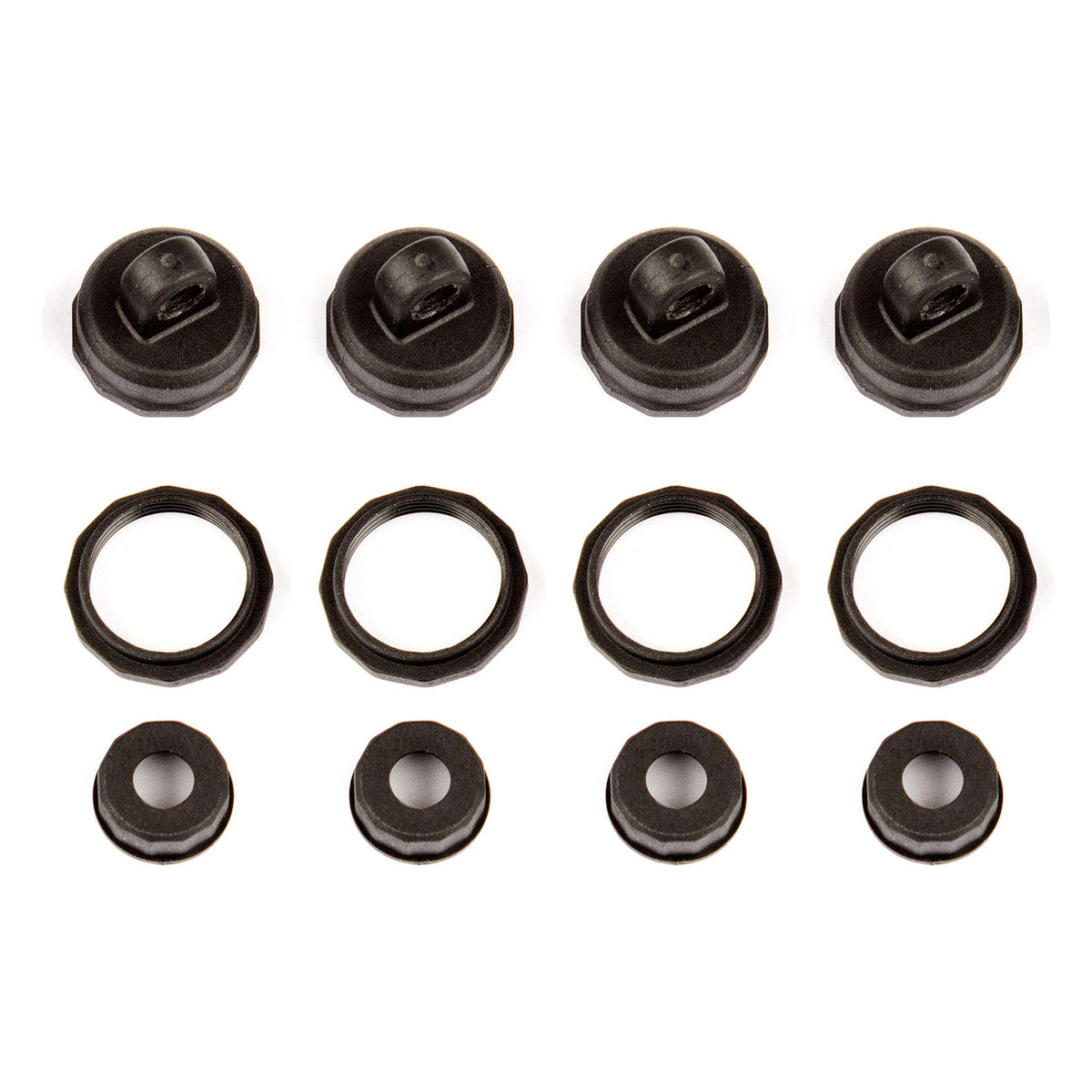 Team Associated 21536 Shock Caps and Collars:14B,14T