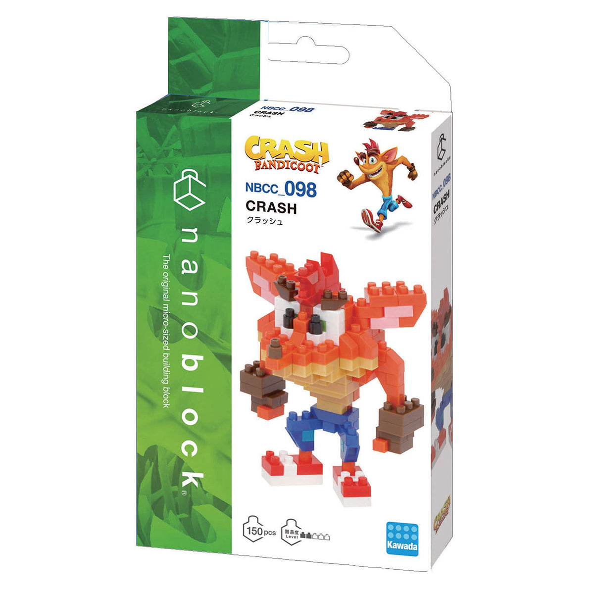 Nanoblock 21864 Crash Bandicoot "Crash Bandicoot", Nanoblock (Box/12)