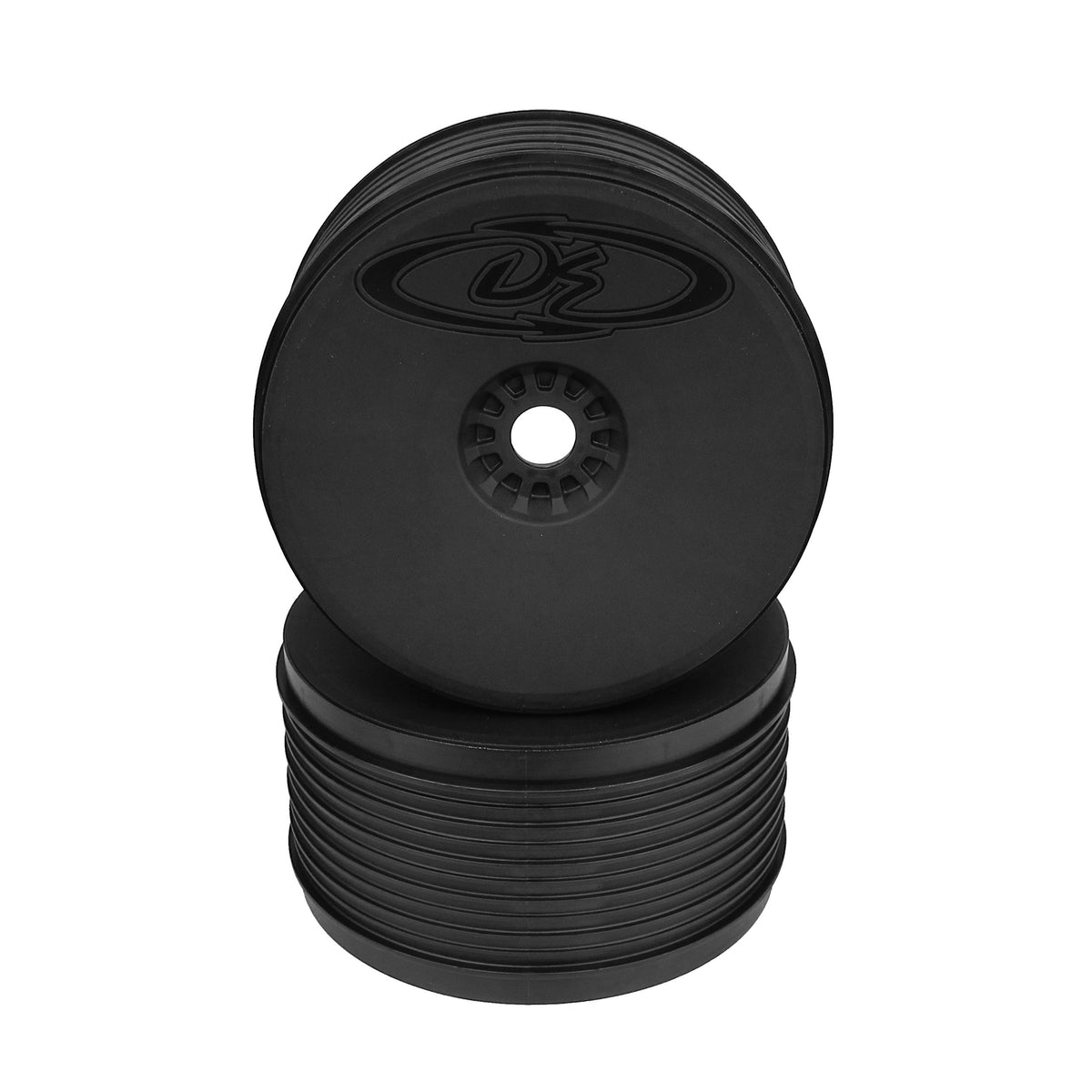 DE Racing PT48B Black Speedline Plus Truggy Wheels for 1/8 Truggy (4pcs)