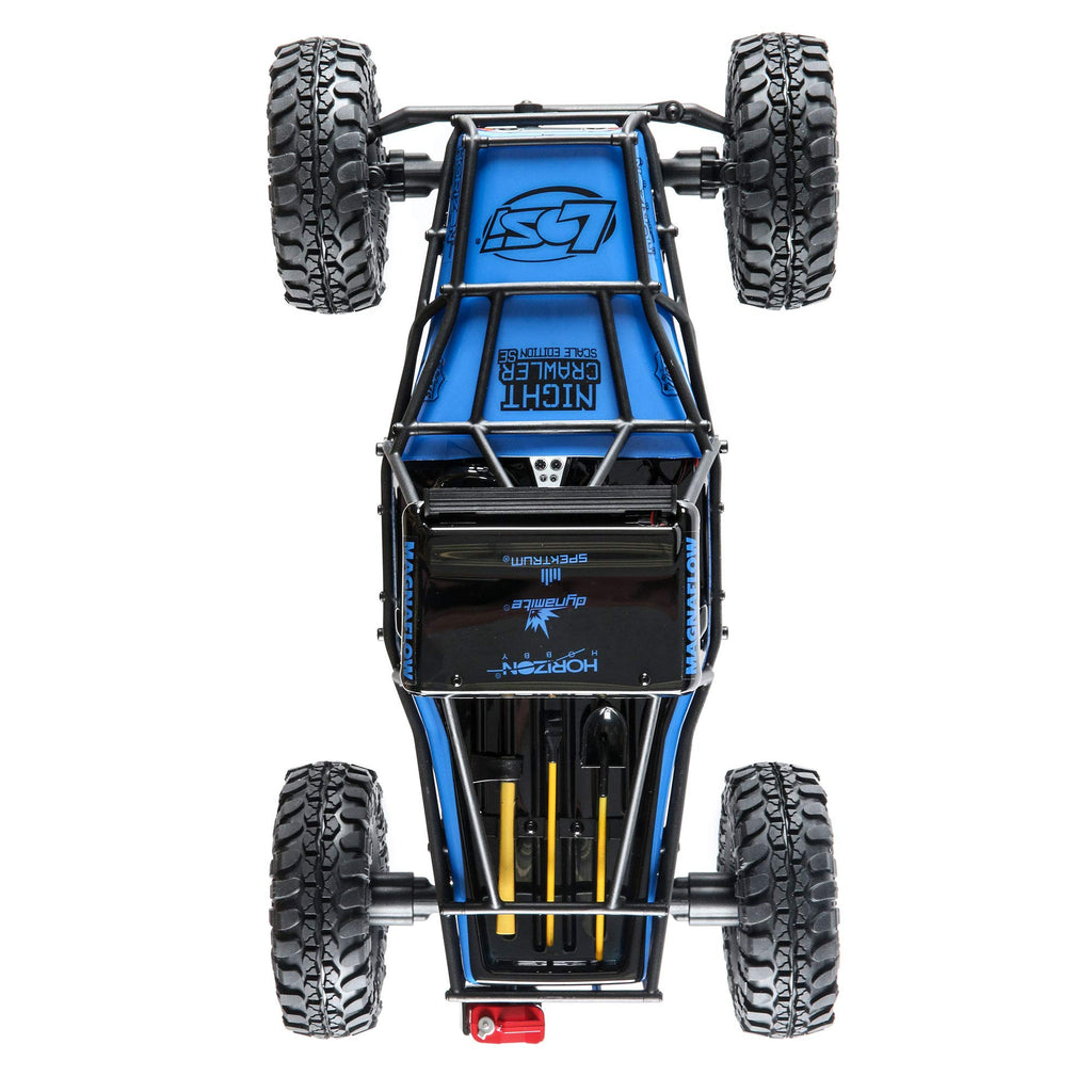 Losi LOS03015T1 Night Crawler SE, Blue: 1/10 4wd Rock Crawler RTR