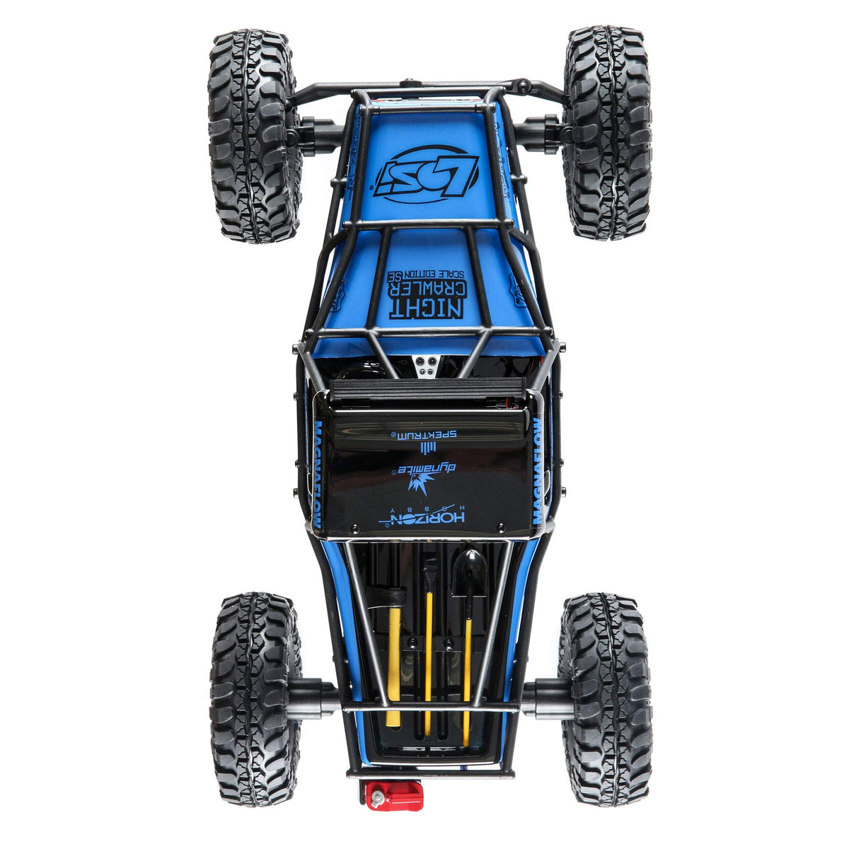 Losi LOS03015T1 Night Crawler SE, Blue: 1/10 4wd Rock Crawler RTR