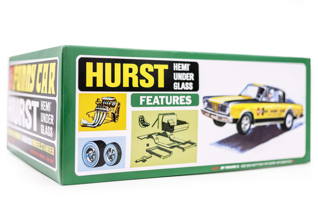 AMT 1153 1/25 1966 Plymouth Barracuda Hemi Under Glass Model Kit
