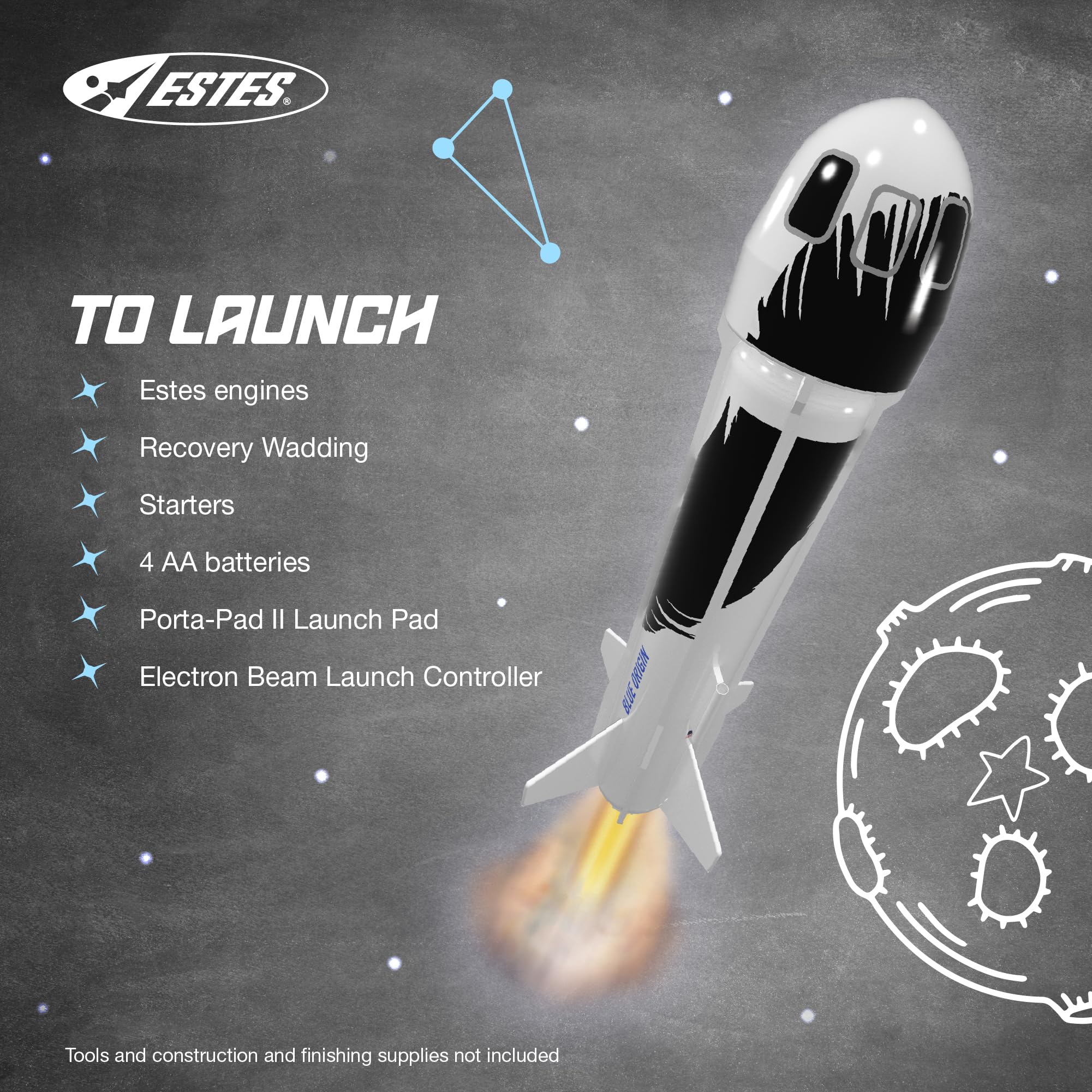 Estes 7315 Blue Origin New Shepard Builder Kit