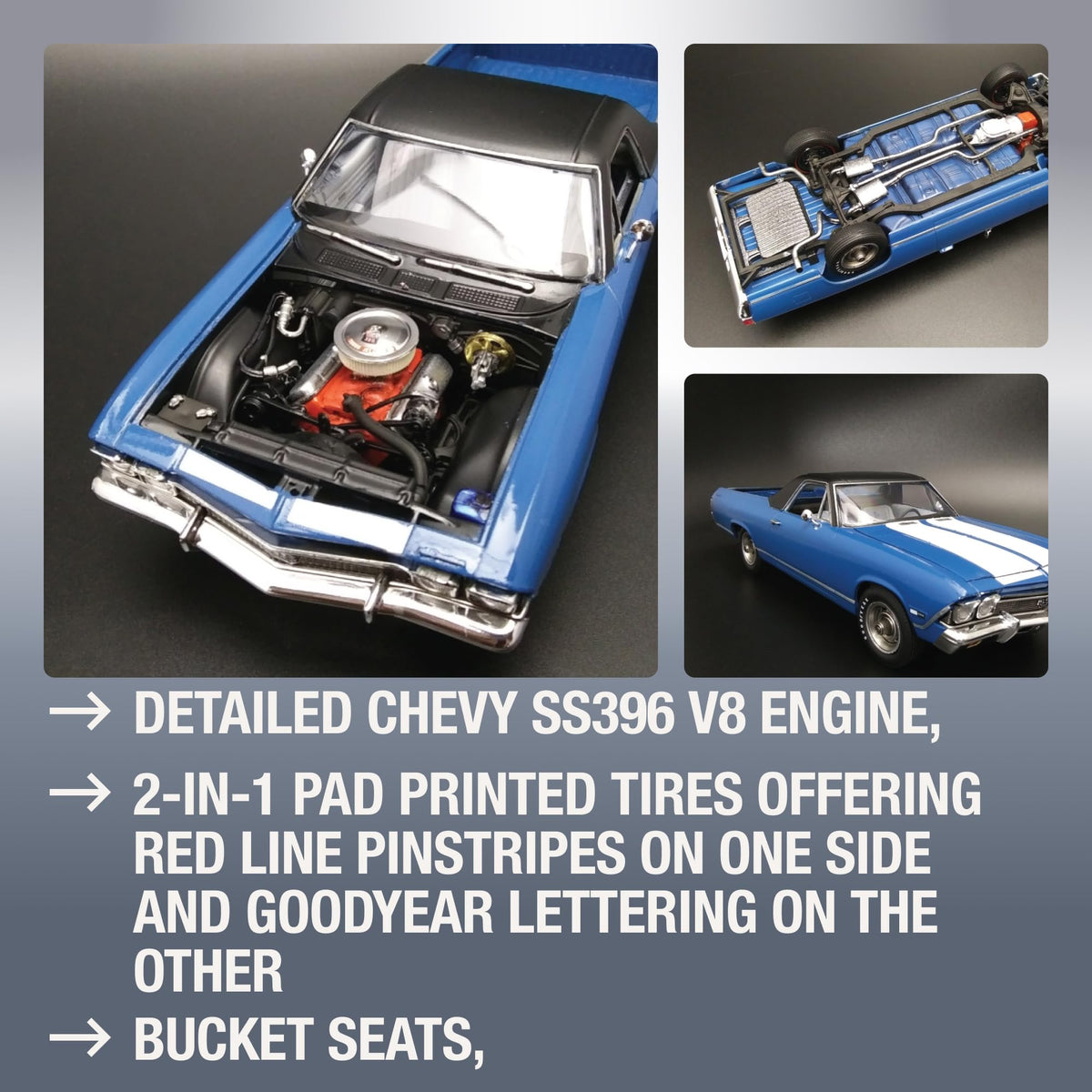 AMT 1362 1968 Chevy El Camino SS (Coca-Cola) Model Kit