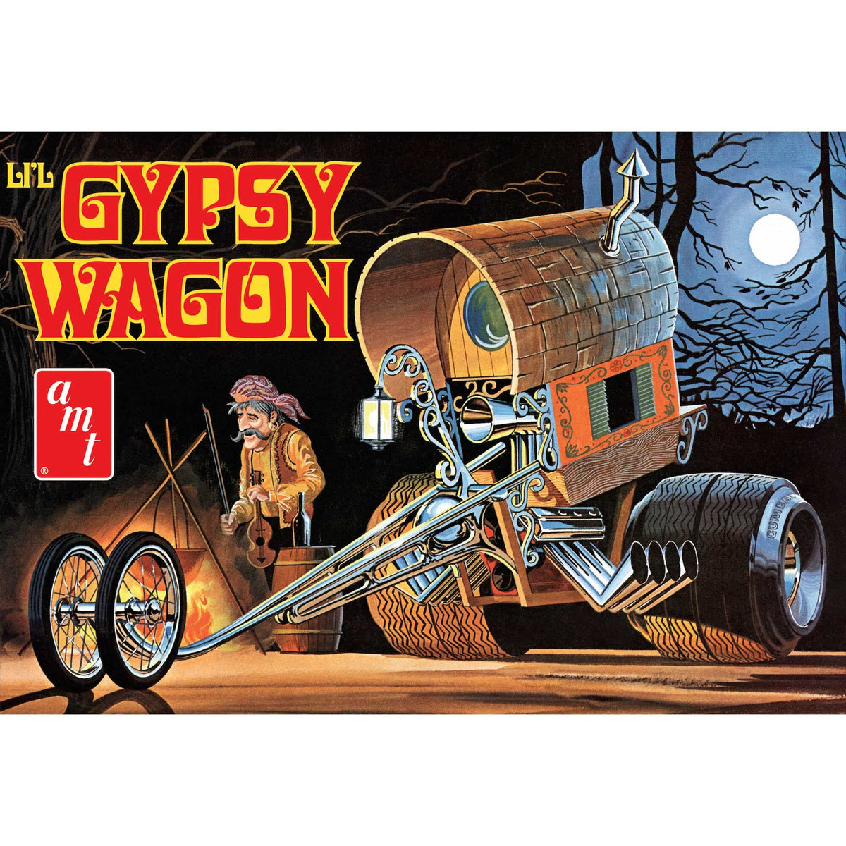AMT 1067 1/25 Li'l Gipsy Wagon Show Rod Model Kit