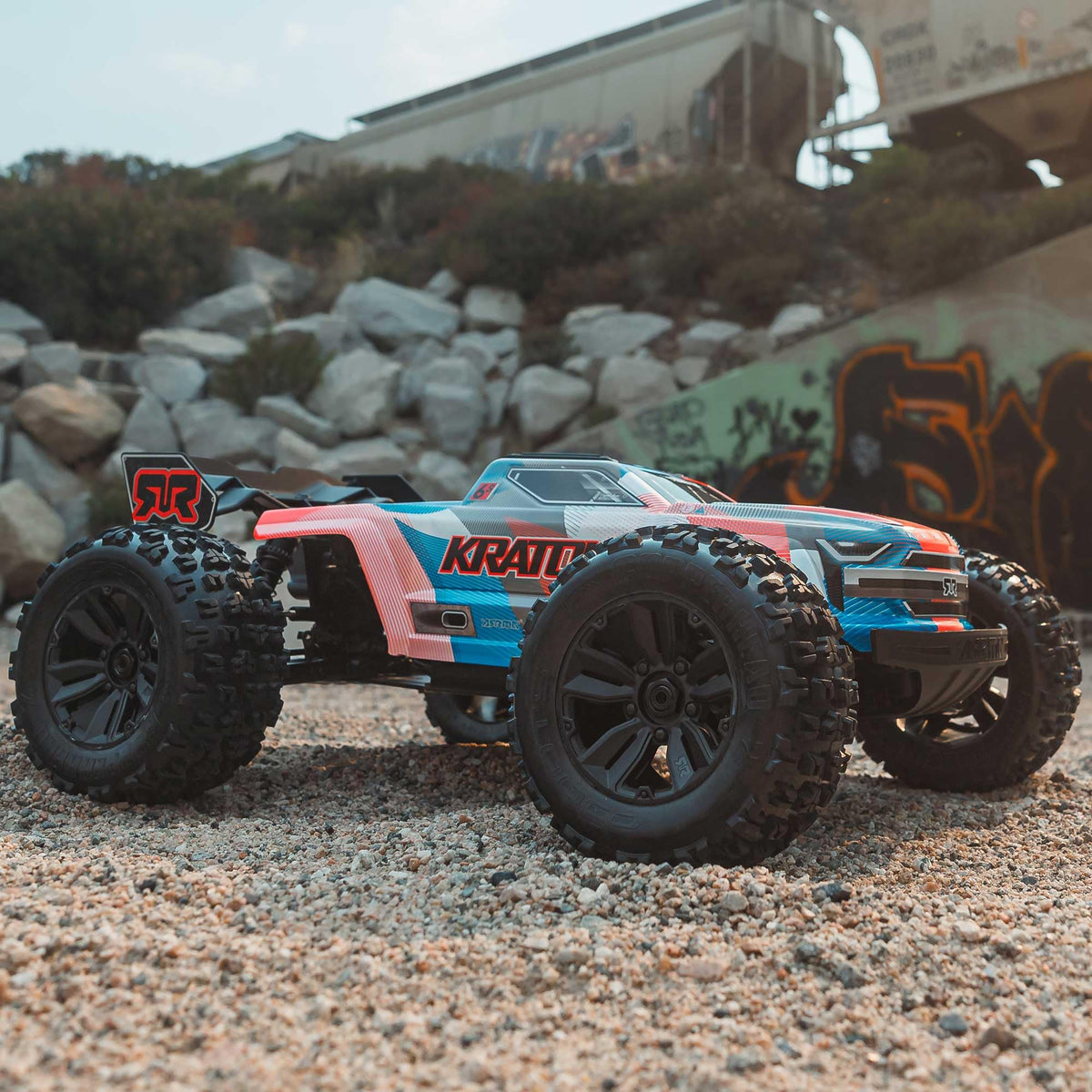 Arrma ARA8608V6T1 1/8 KRATON 6S 4X4 RTR Brushless Speed Truck (Blue/Orange)