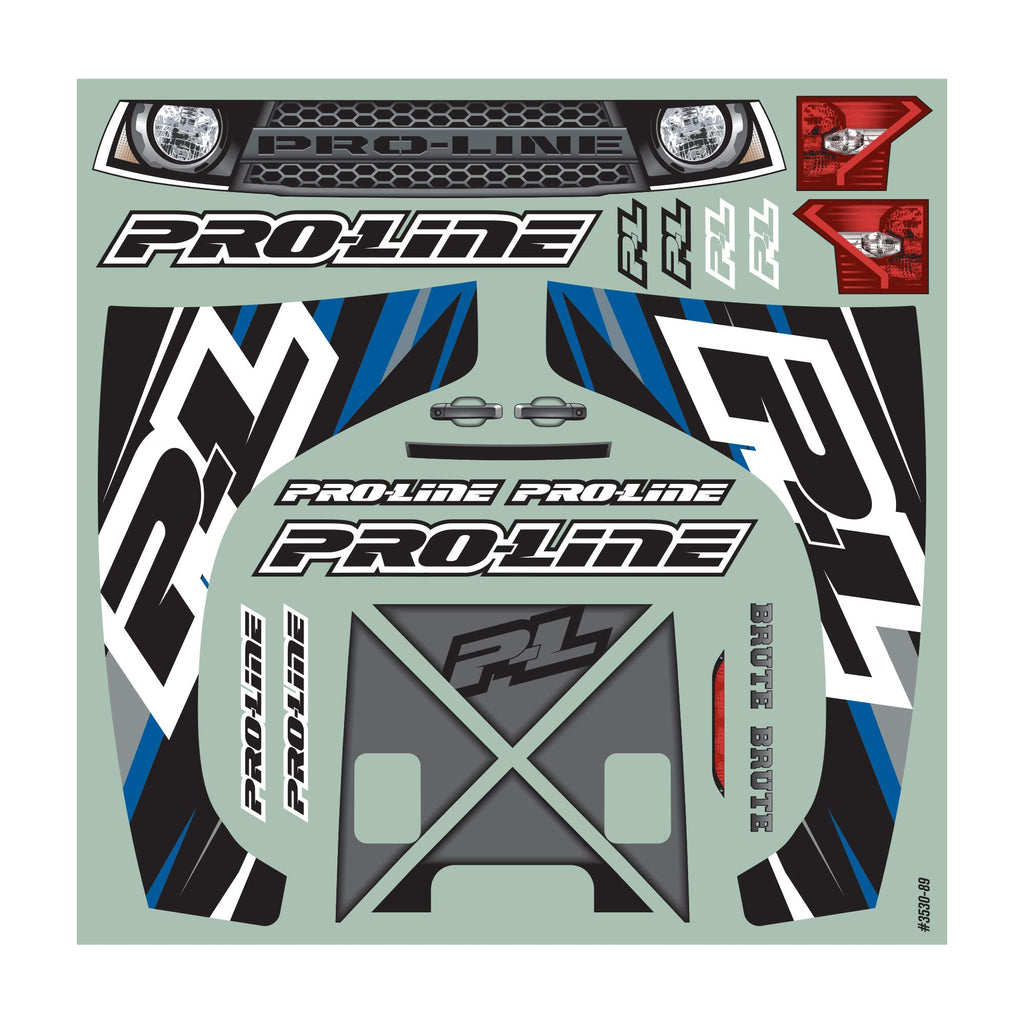 Pro-Line 353017 PreCut Brute Clear Body for EREVO 2.0