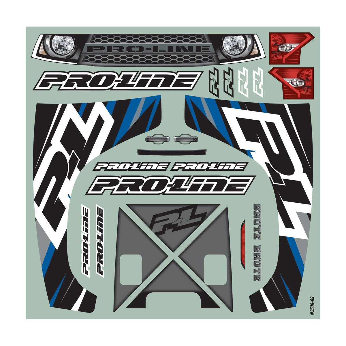Pro-Line 353017 PreCut Brute Clear Body for EREVO 2.0