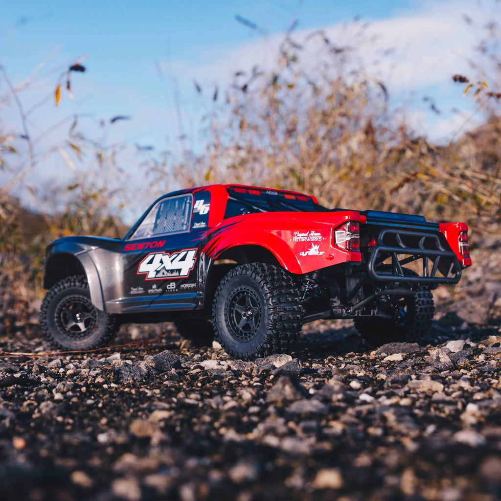 Arrma ARA4203XV3T1 1/10 SENTON 4x4 MEGA 550 BRUSHED SHORT COURSE TRUCK RTR, RED